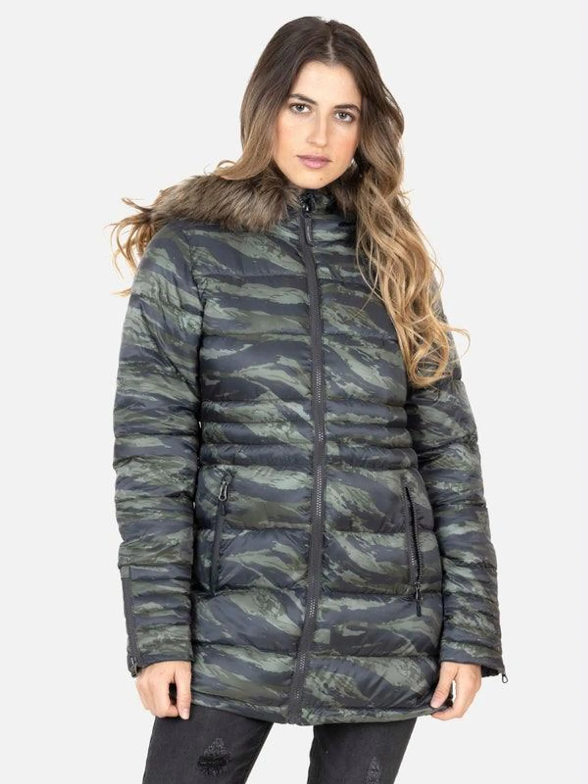 PARKA CAMO GREEN