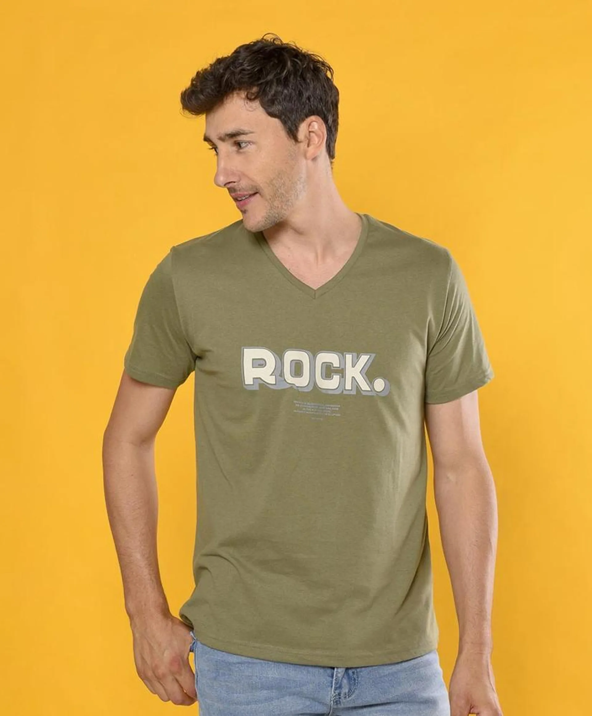 Polera hombre rock