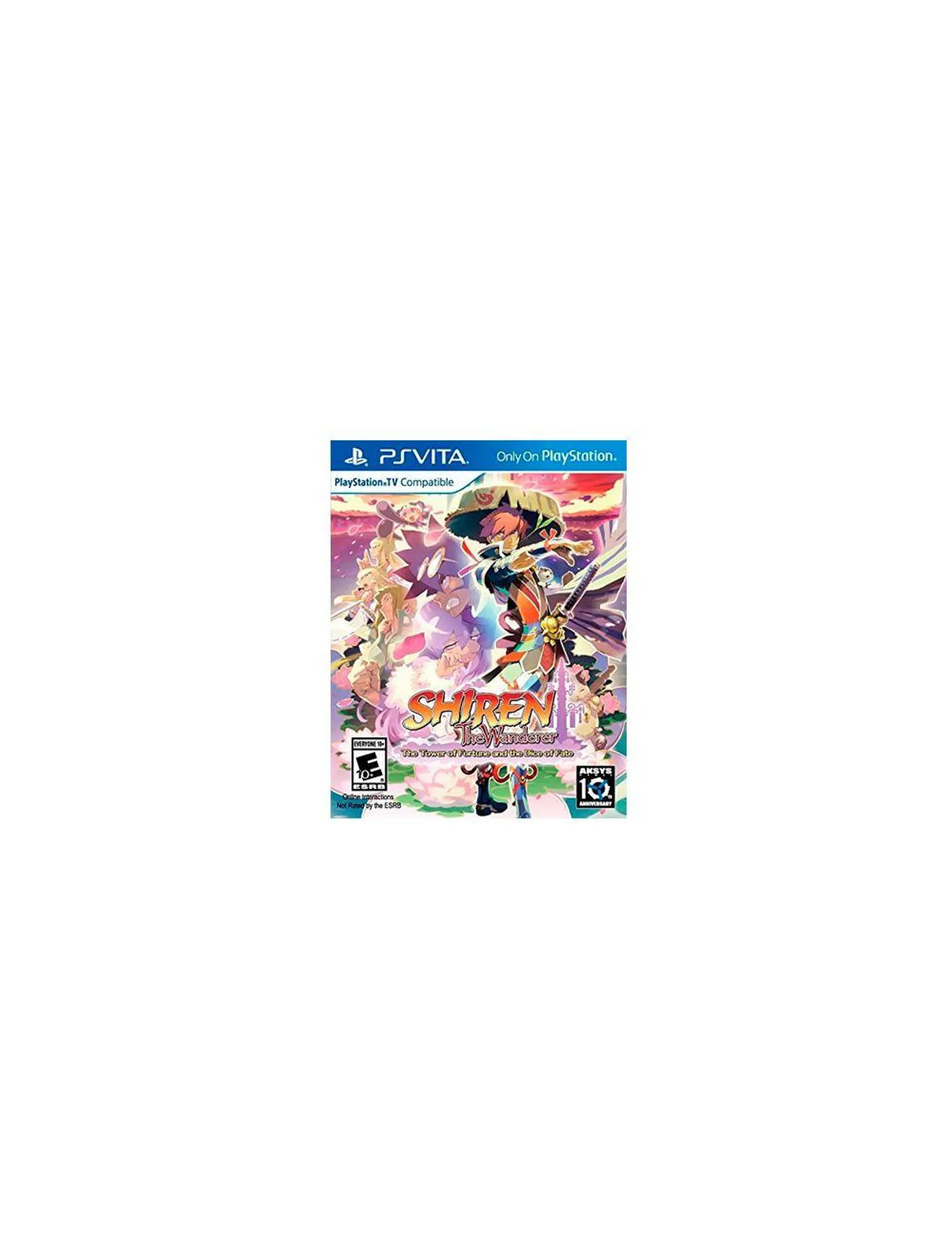 Shiren the Wanderer: The Tower of Fortune and the Dice of Fate PS Vita