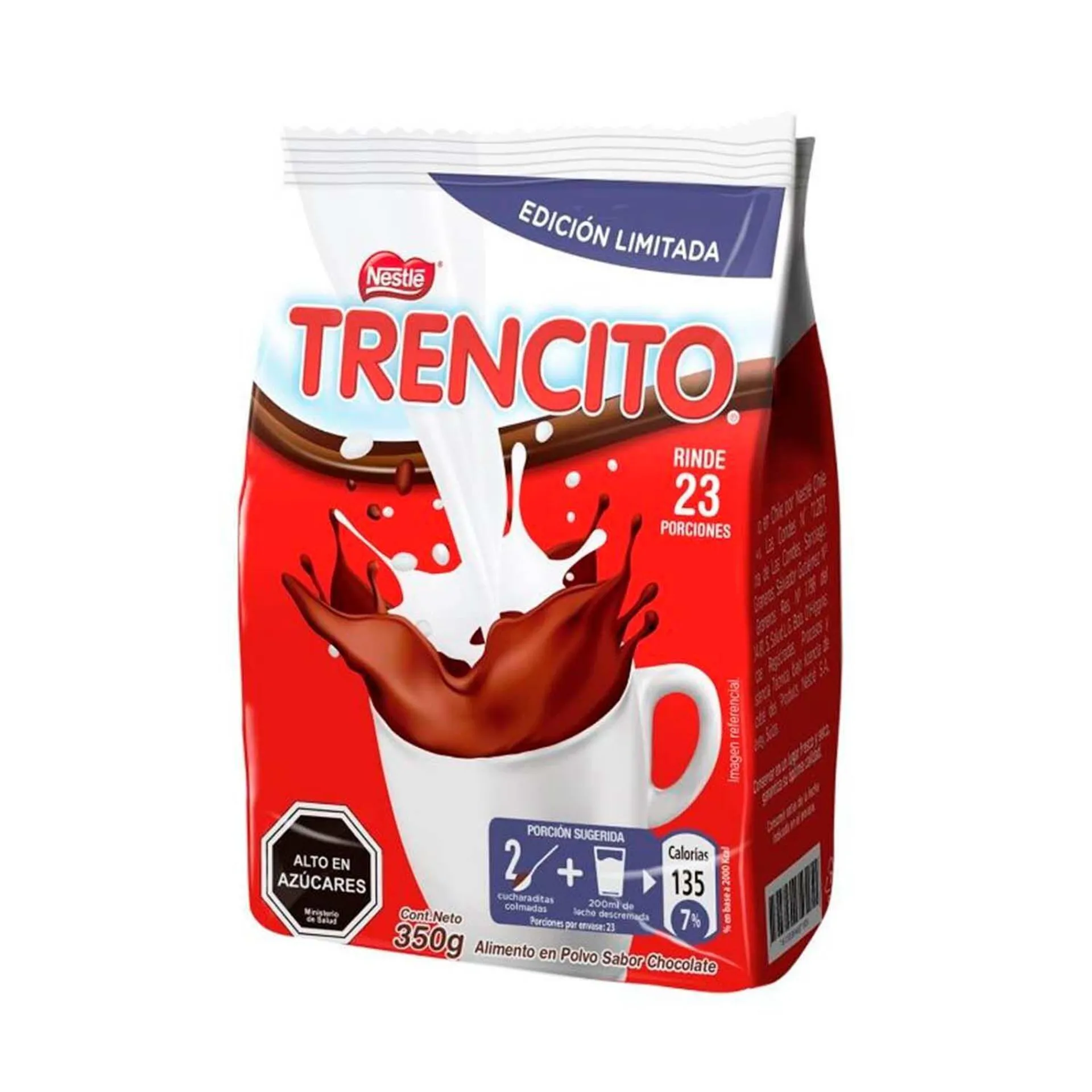 Saborizante En Polvo Chocolate Trencito 350 Gr