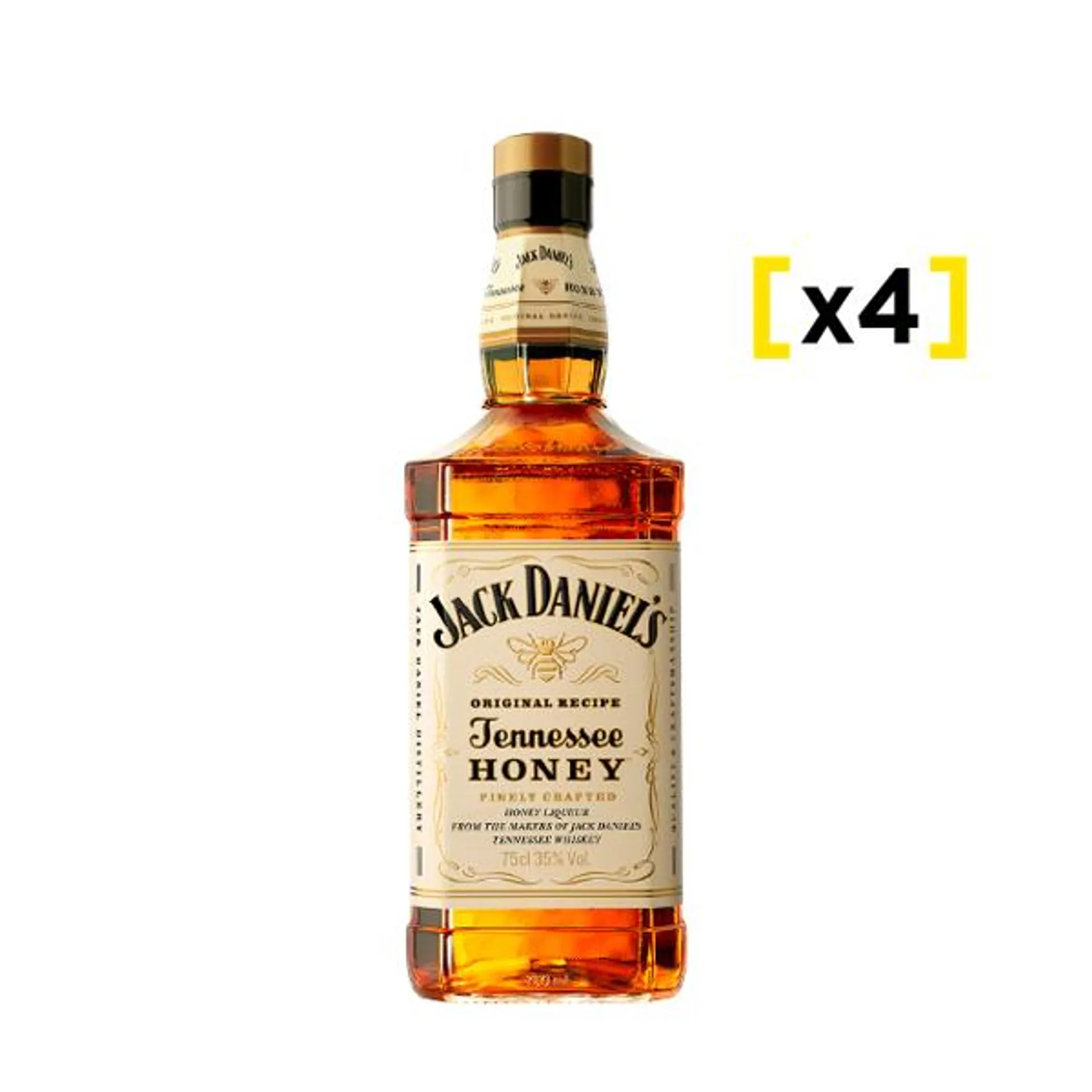 Whiskey Jack Daniels Honey 750 CC x4