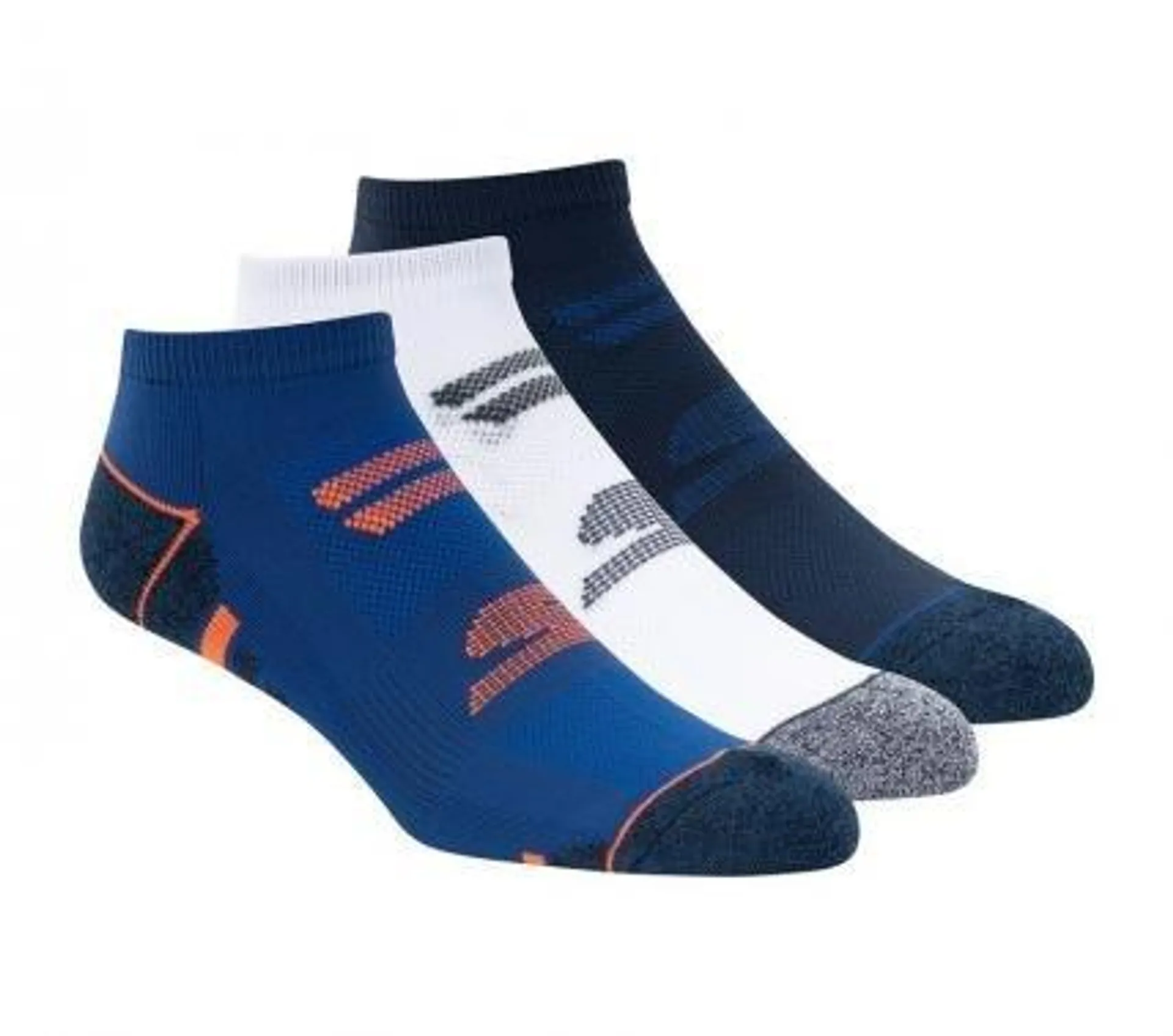 3 Pack Men's Socks - 1/2 Terry Low Cut Navy