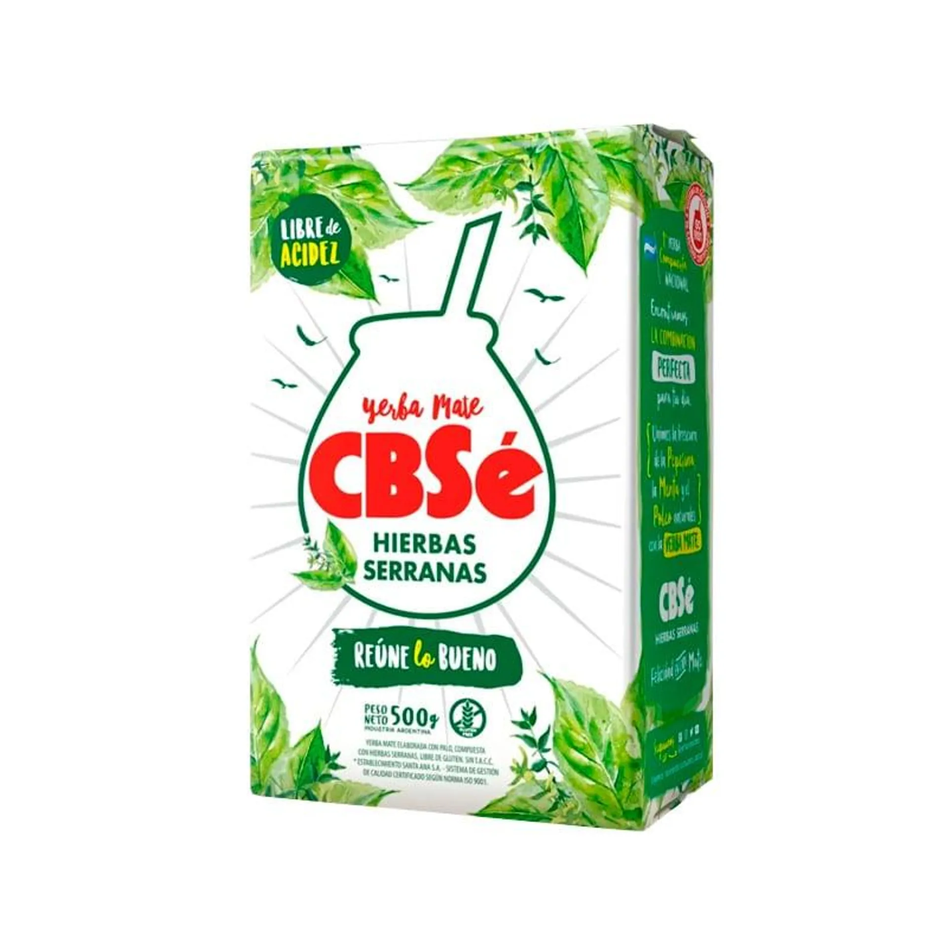 Yerba Mate Csbe Serranas 500 grs