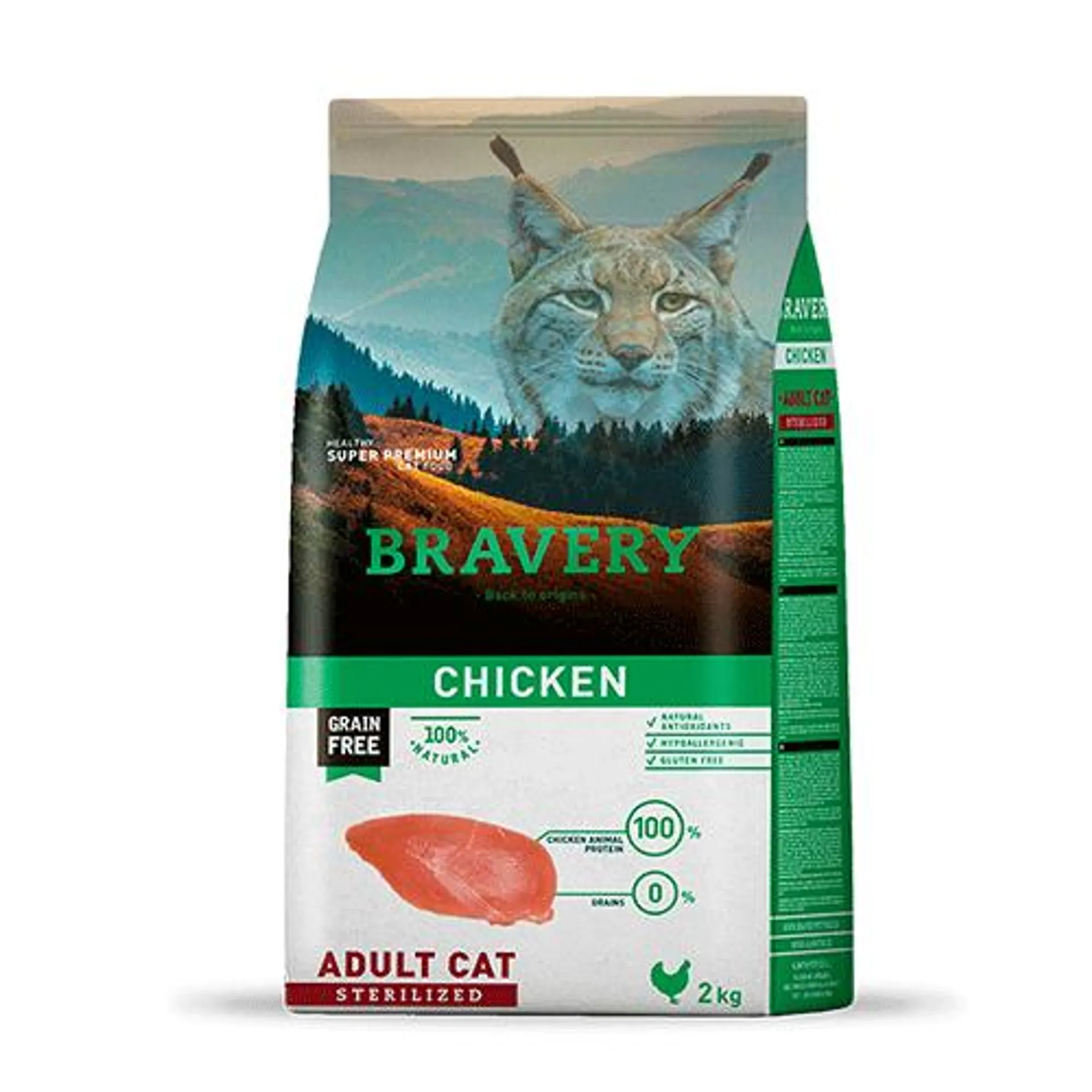 Bravery Chicken Adult Cat Sterilized 2Kg