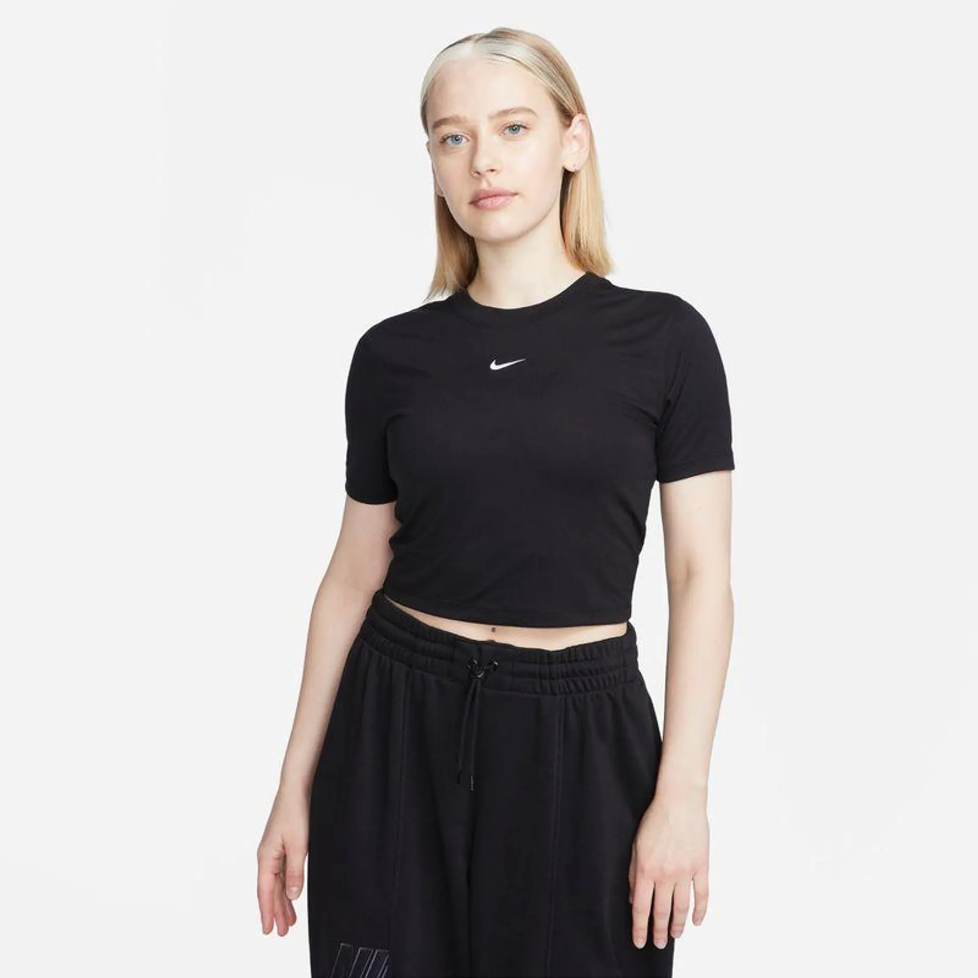 Polera Cropped Slim Fit para Mujer