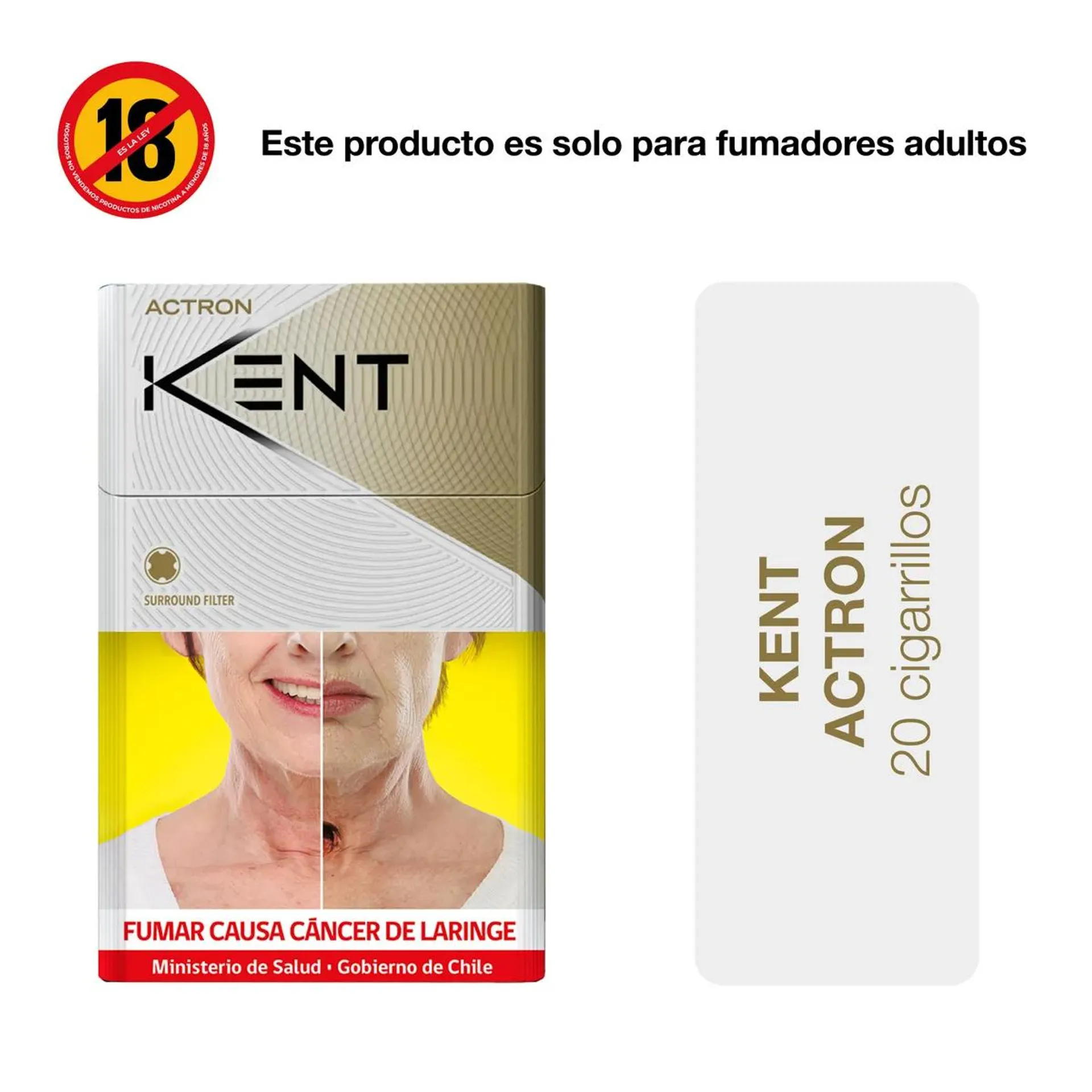 Cigarrillo Kent Actron 20 Un