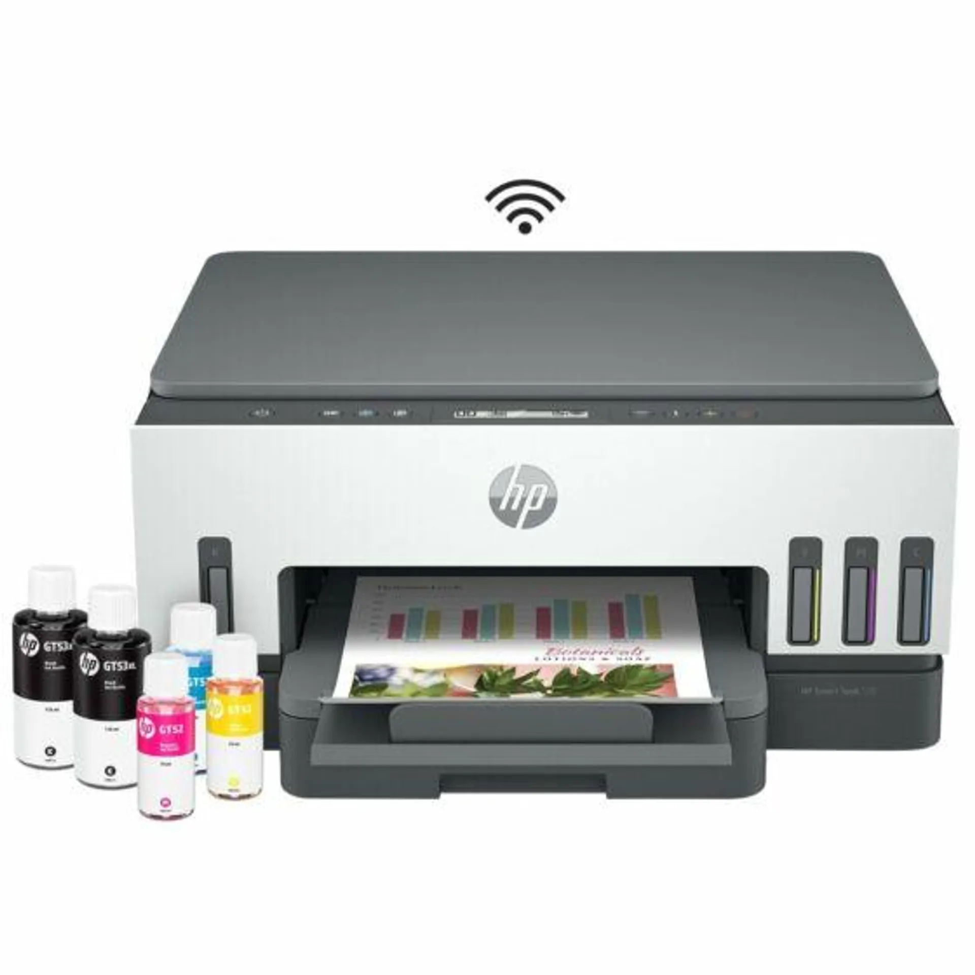 Impresora Multifuncional HP Smart Tank 720 Tinta Continua, Color, Wi-Fi, Smart App, Dúplex (6UU46A)