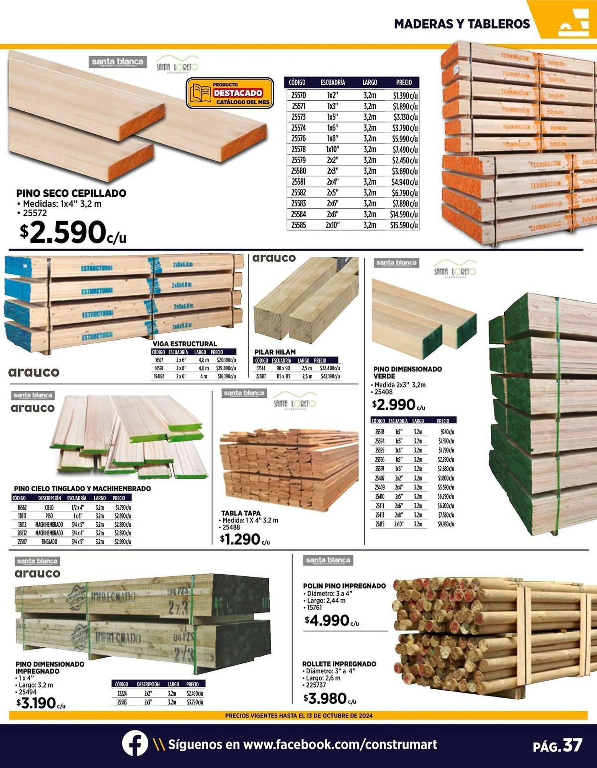 Catálogo de Catálogo Construmart 8 de octubre al 27 de octubre 2024 - Página 37