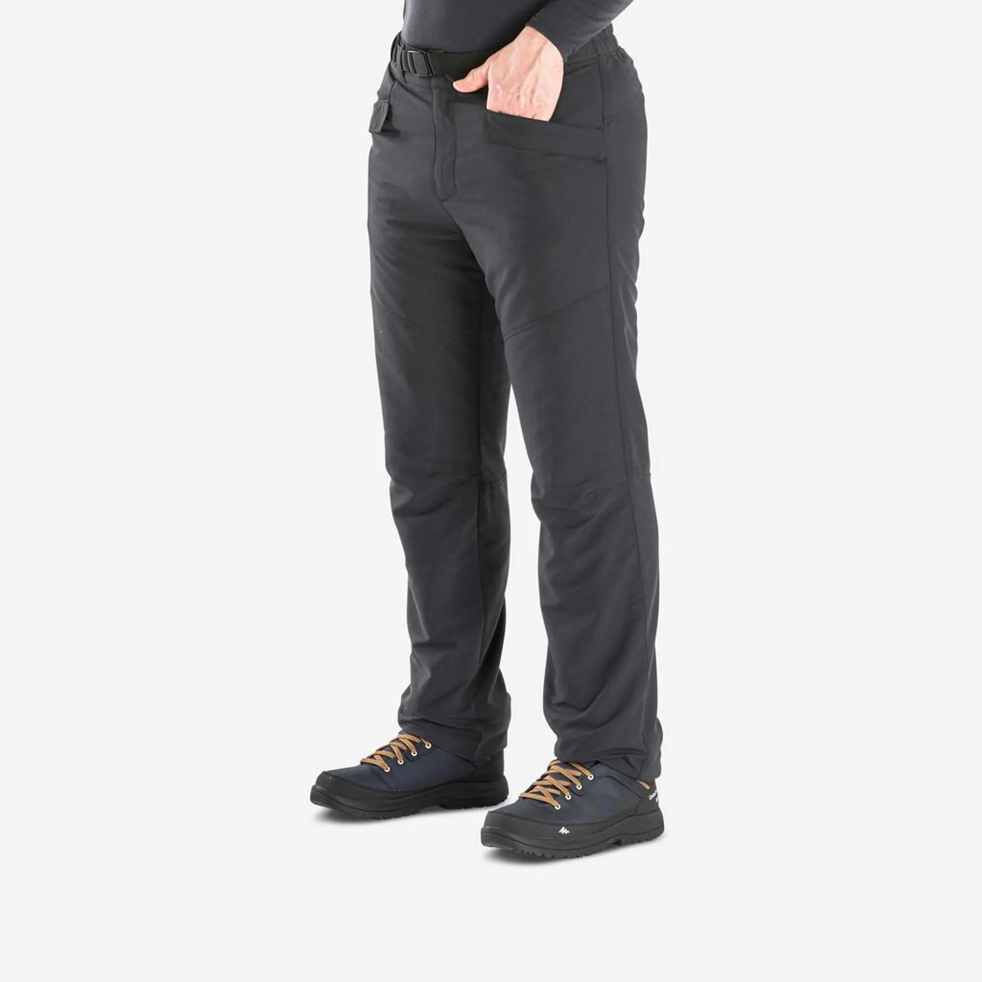 PANTALÓN PERLANTE SENDERISMO HOMBRE SH100 GRIS