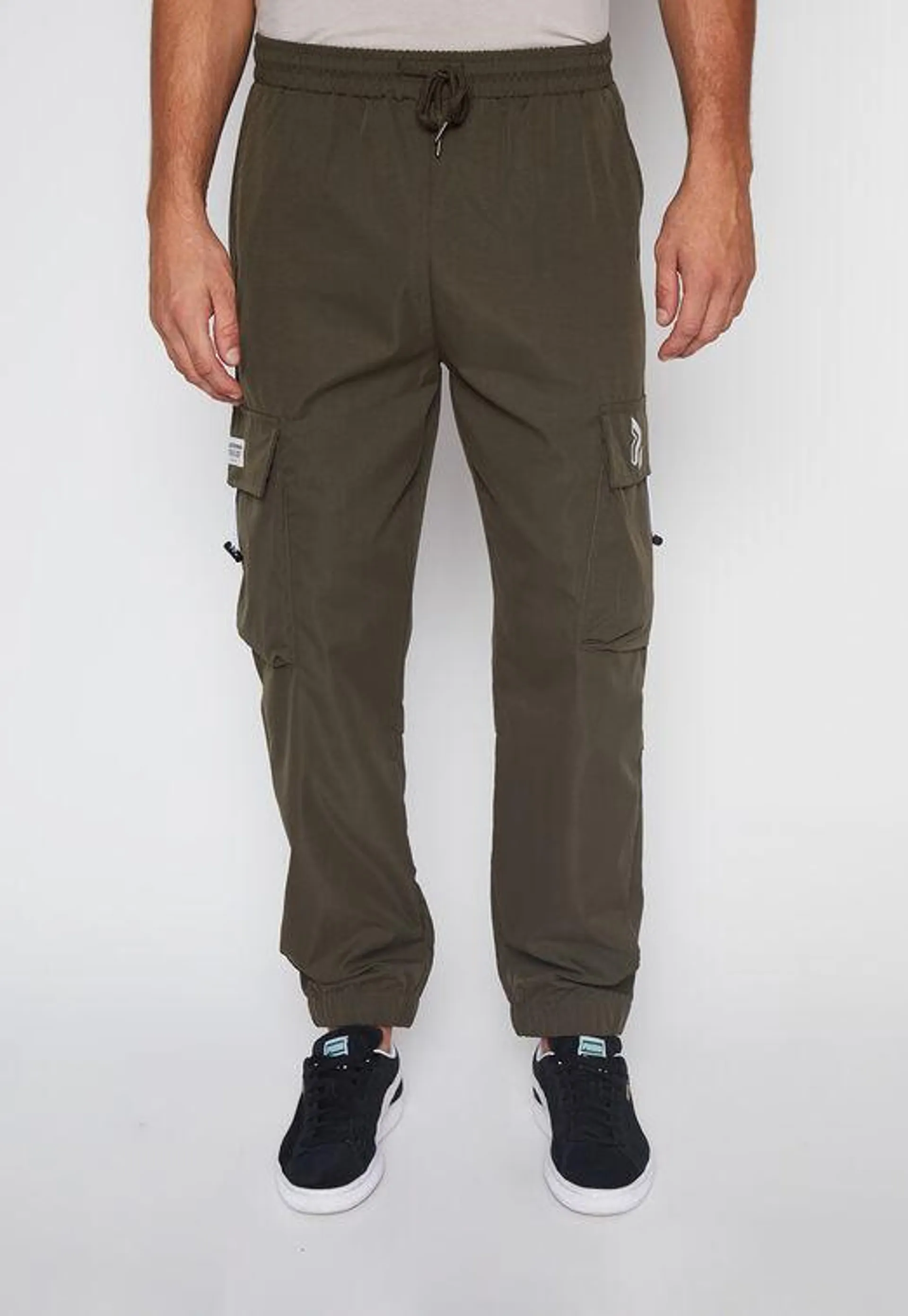 Pantalon Hombre Verde Cargo Family Shop