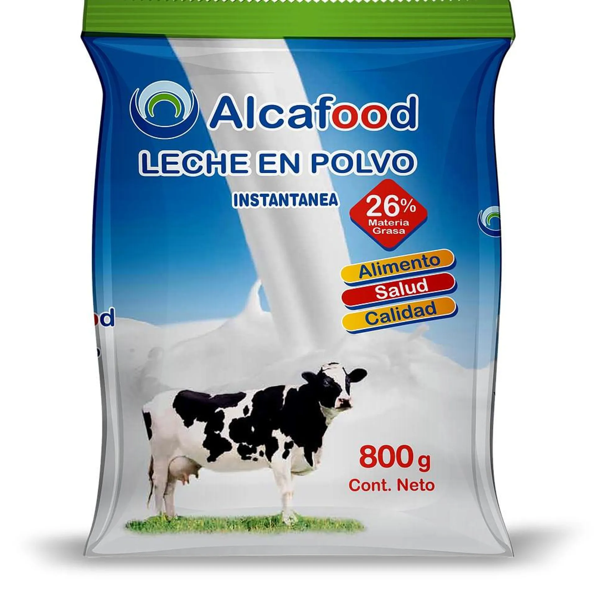 Leche en polvo instantánea 26%...