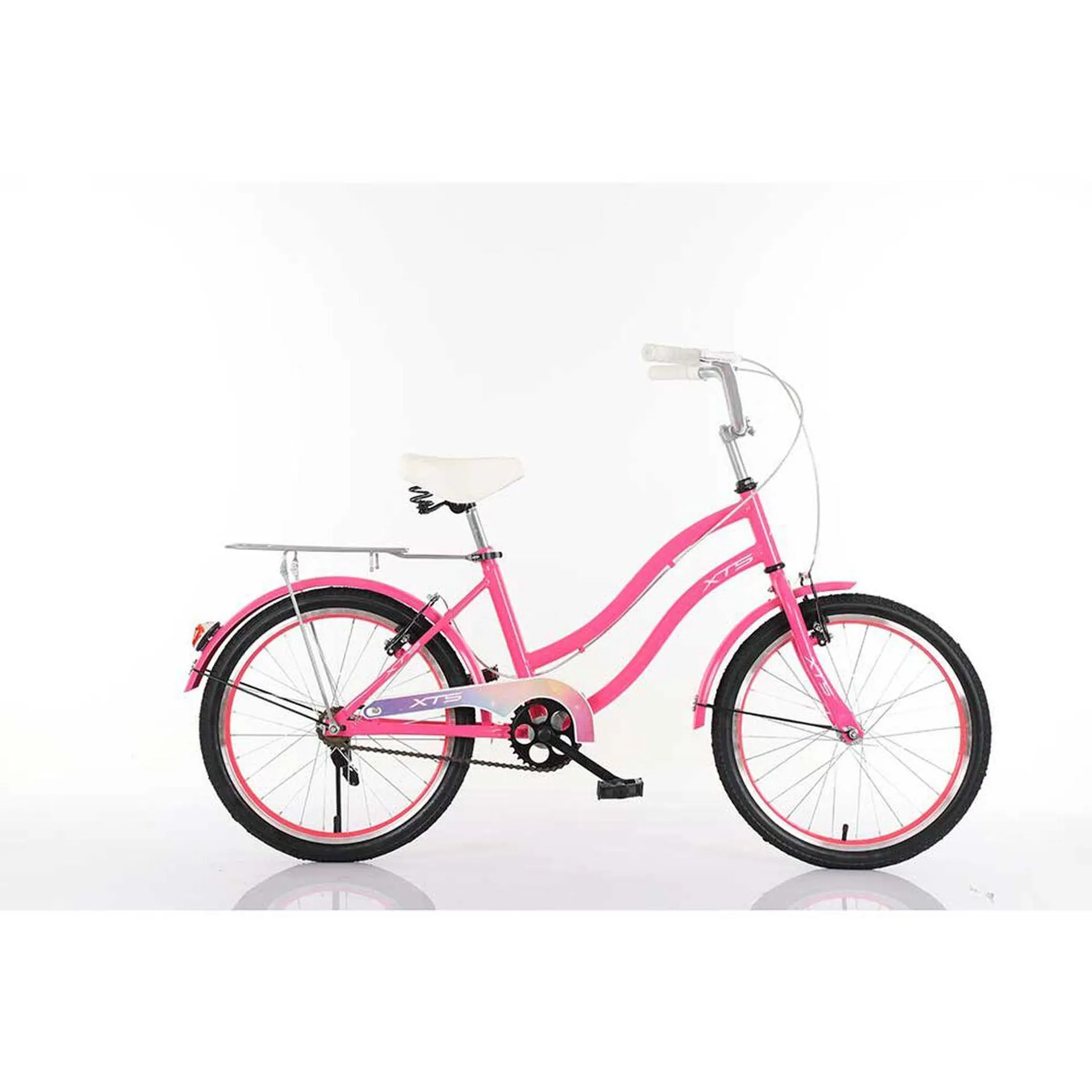 Bicicleta Infantil Aro 20 Rosada Xts