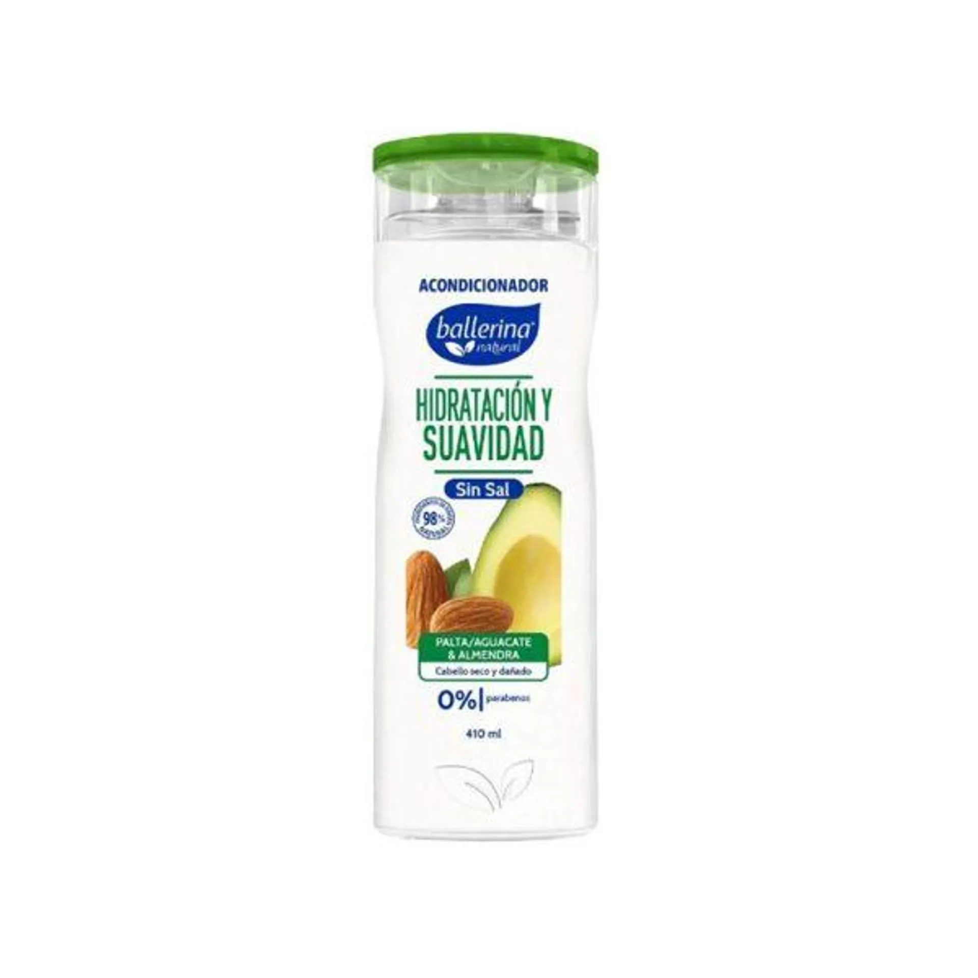 Acondicionador Ballerina Sin Sal Palta Frasco 410ml