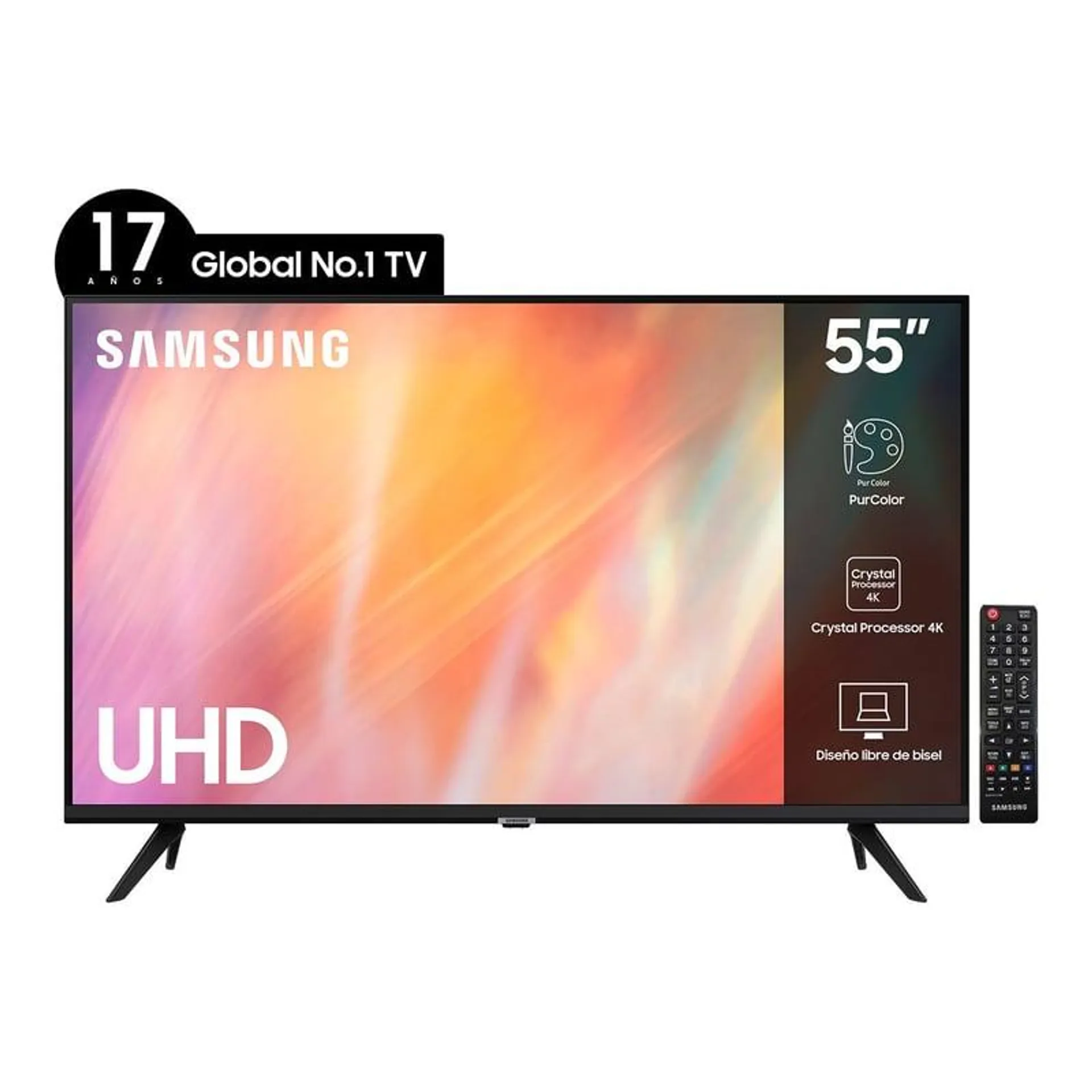 LED 55" Ultra HD 4K Smart TV AU7090 2022