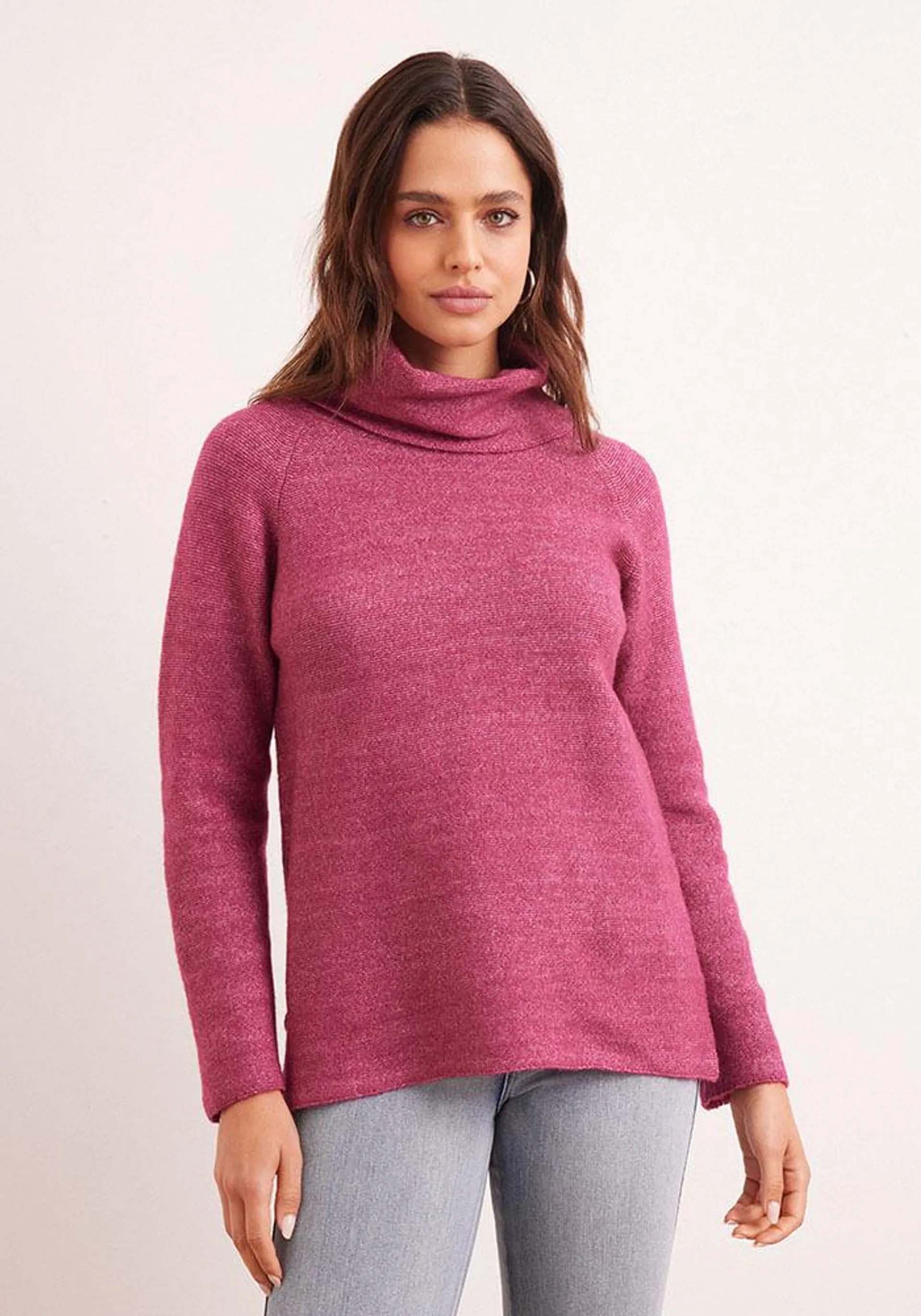 Sweater Estilo Basico Con Lana