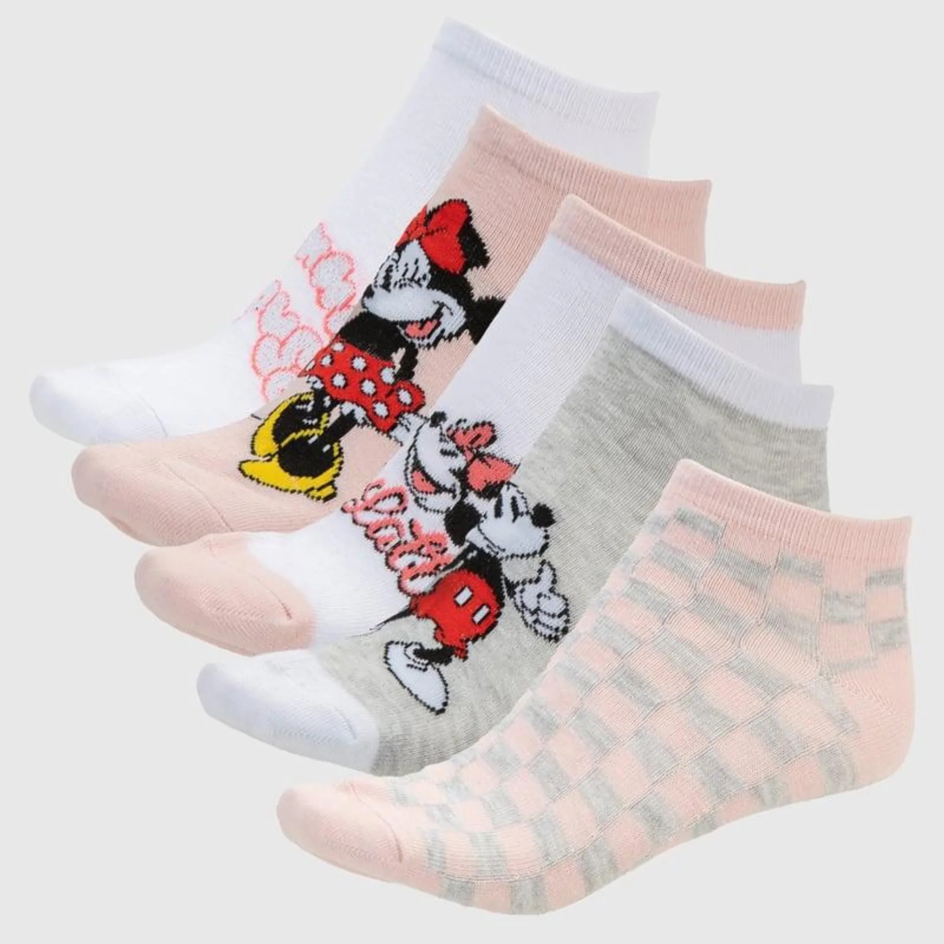 Pack De 5 Calcetines Cortos Mujer Disney