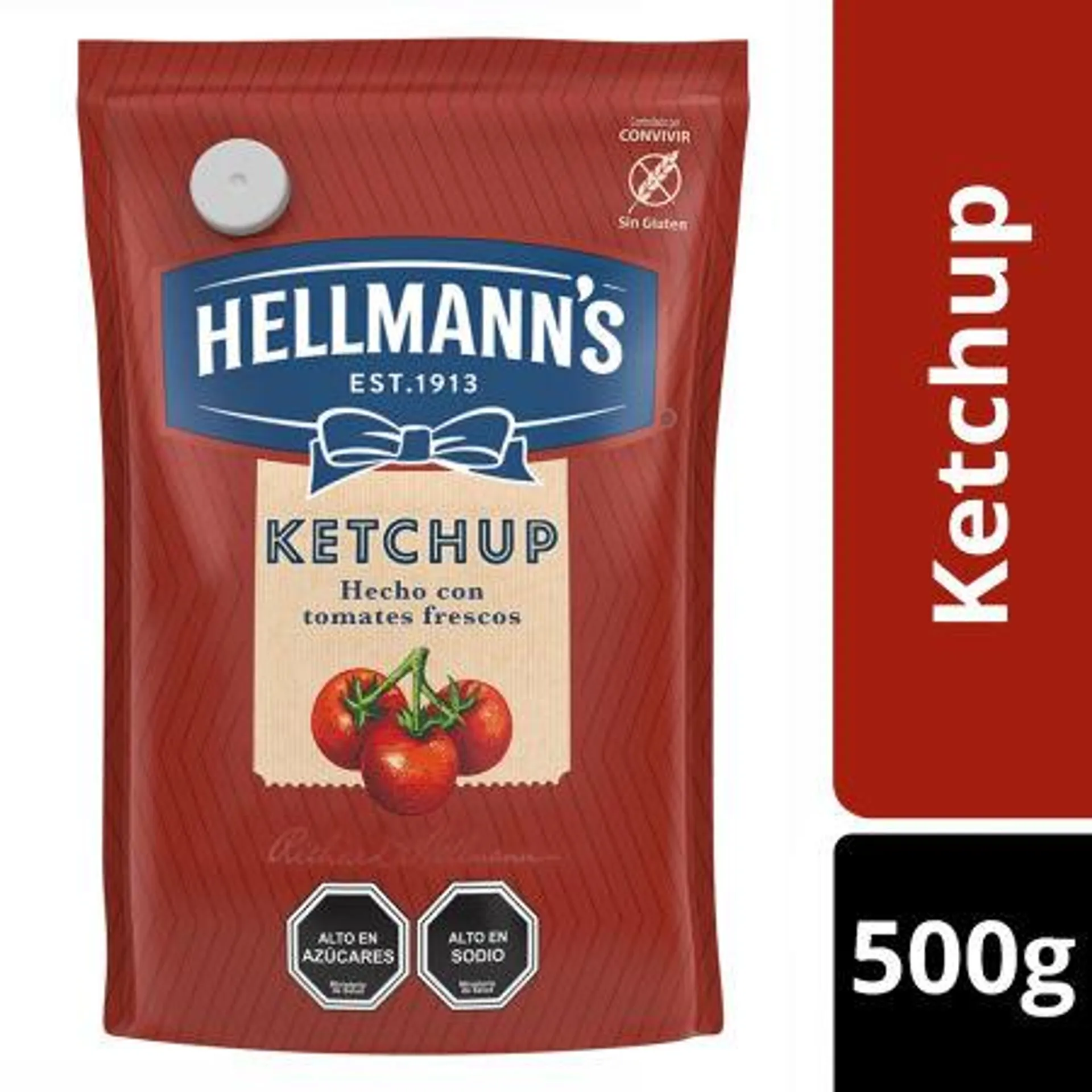 Hellmann's - Ketchup Regular Doypack, 500 g