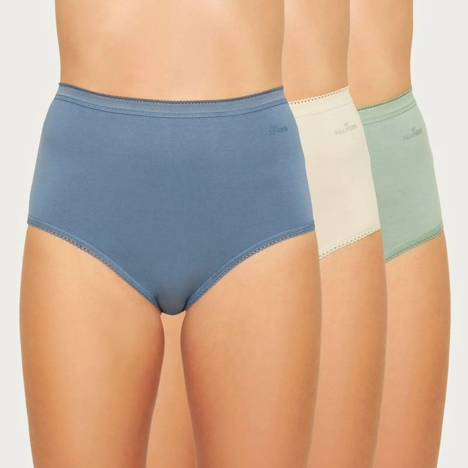 Pack de 3 Calzones Tiro Alto Mujer Palmers