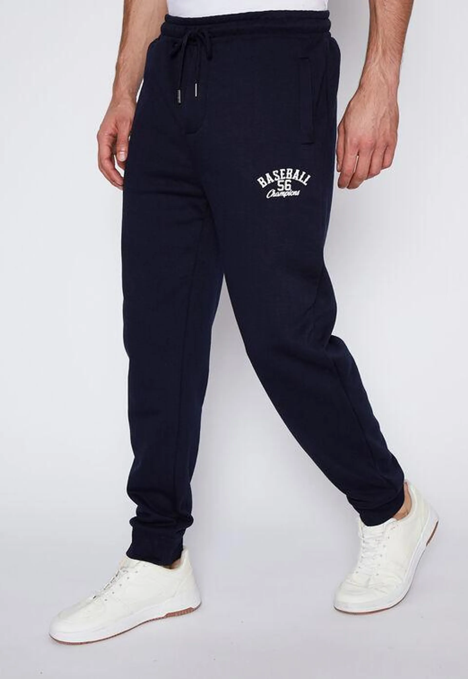 Pantalon Buzo Hombre Azul College Family Shop