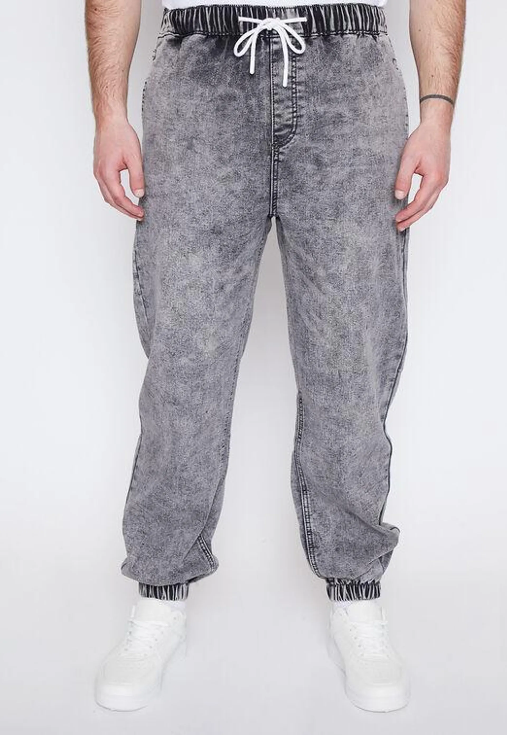 Jeans Hombre Jogger Gris Family Shop