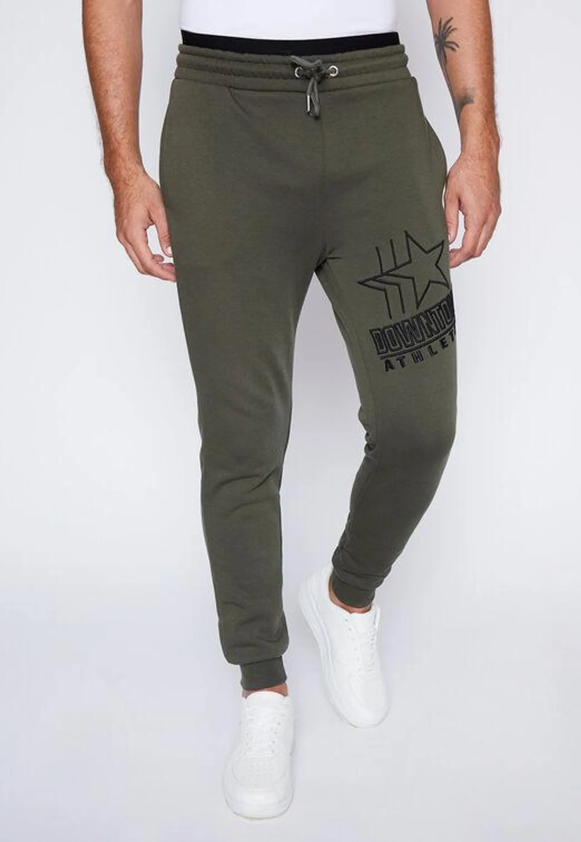 Pantalon Buzo Hombre Verde Cintura Elasticado Family Shop