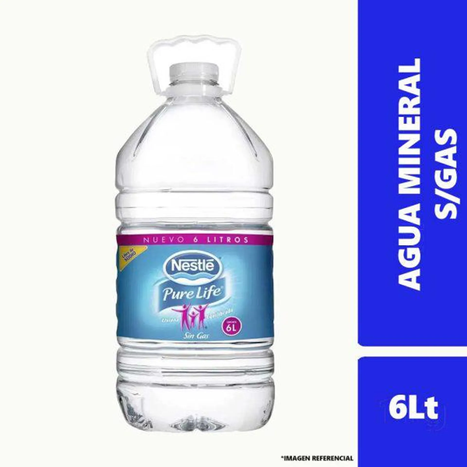 Agua Mineral Pure Life Nestle Sin Gas 6Lt