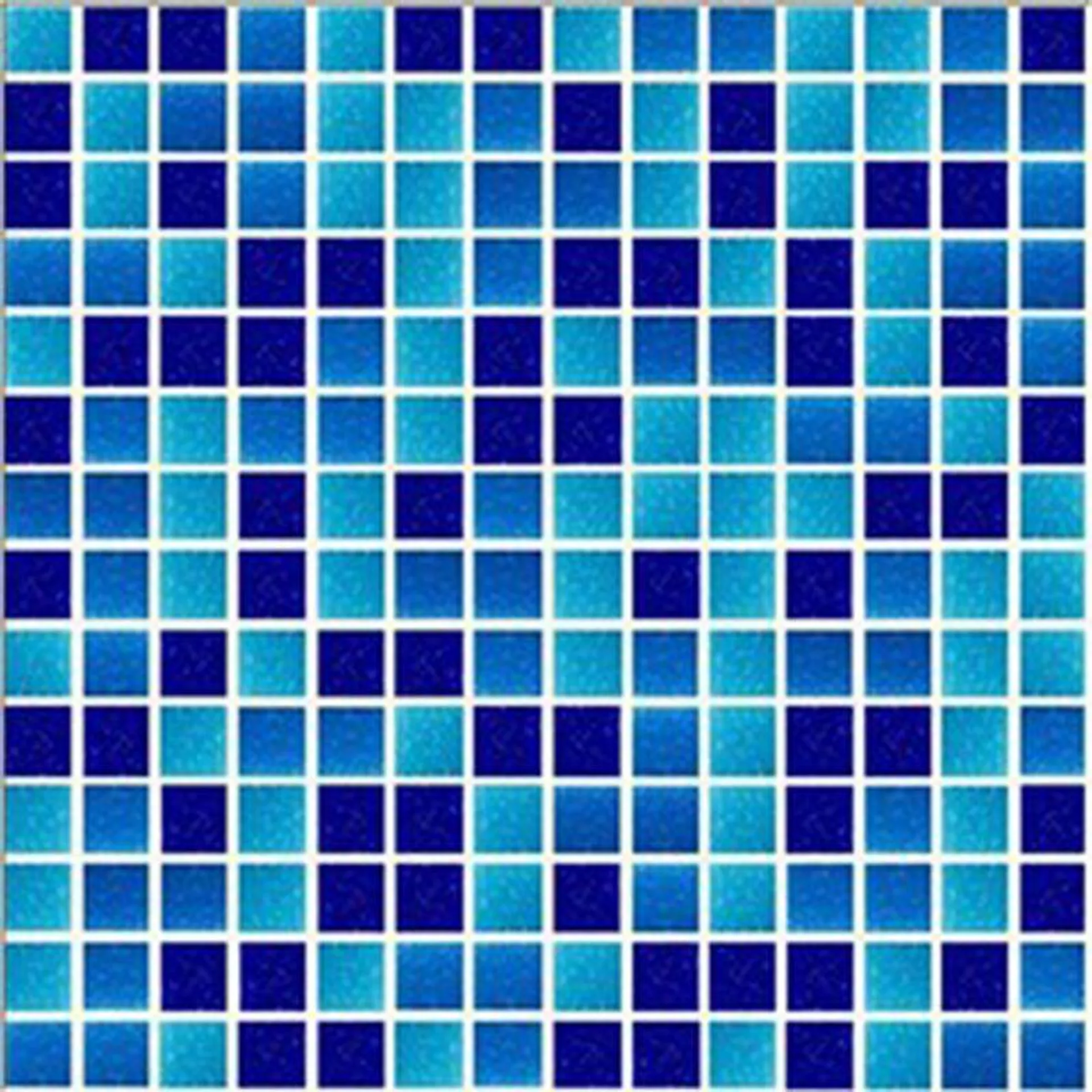 Mosaico Mezcla Azul 32x32 cm