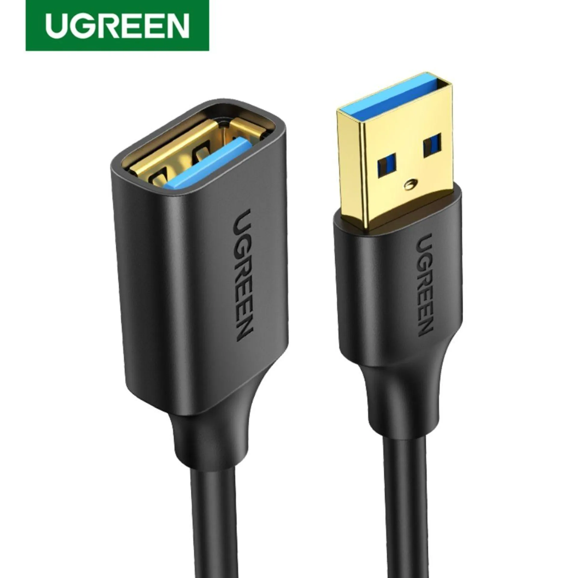 UGREEN CABLE EXTENSION M/H 3.0 USB-A/USB-A 2M NEGRO US129