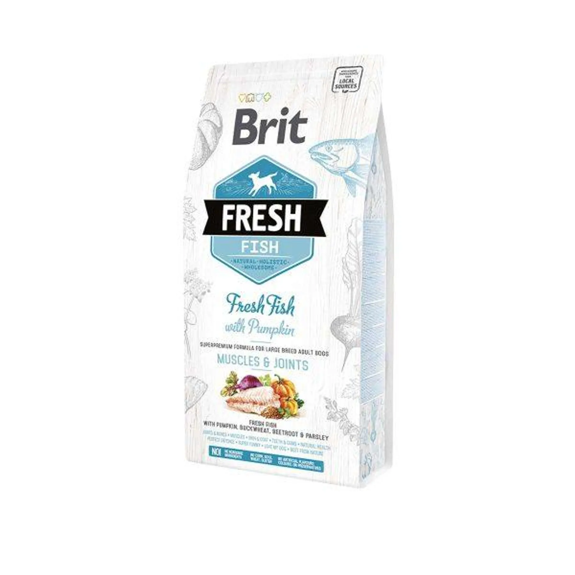 Brit Fresh Perro adulto Large Fish with Pumpkin 12 Kgs