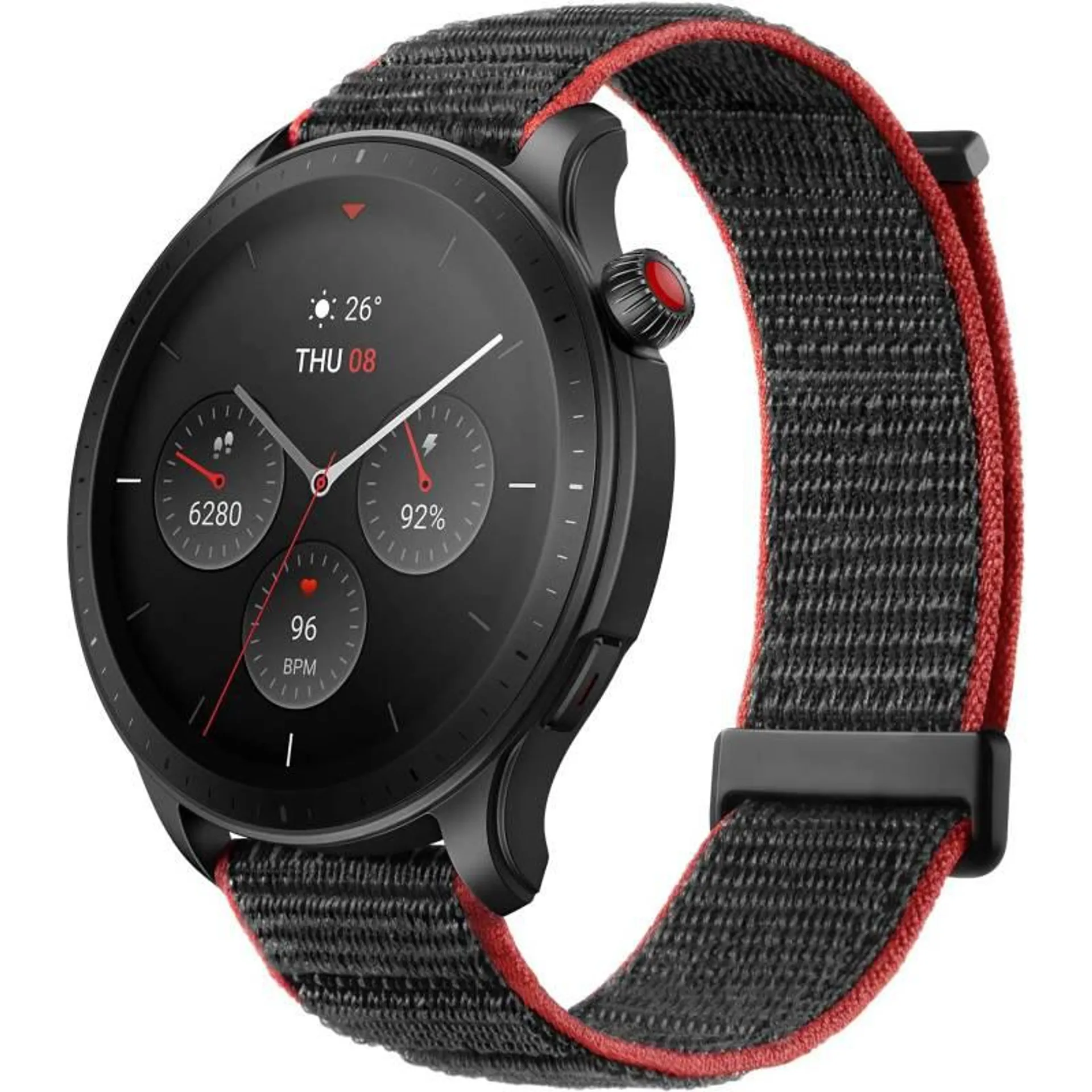 Smartwatch Amazfit GTR 4 GPS Dual-Band, Alexa, Llamadas Bluetooth-Gris