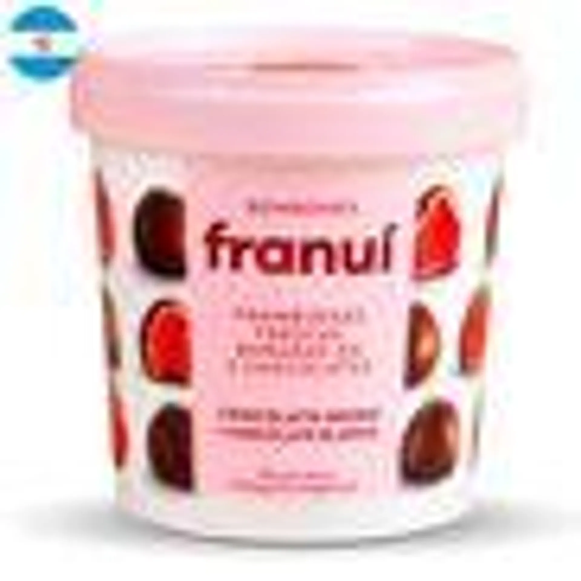 Frambuesa Franui Bañada en Chocolate Negro y Blanco 150 g