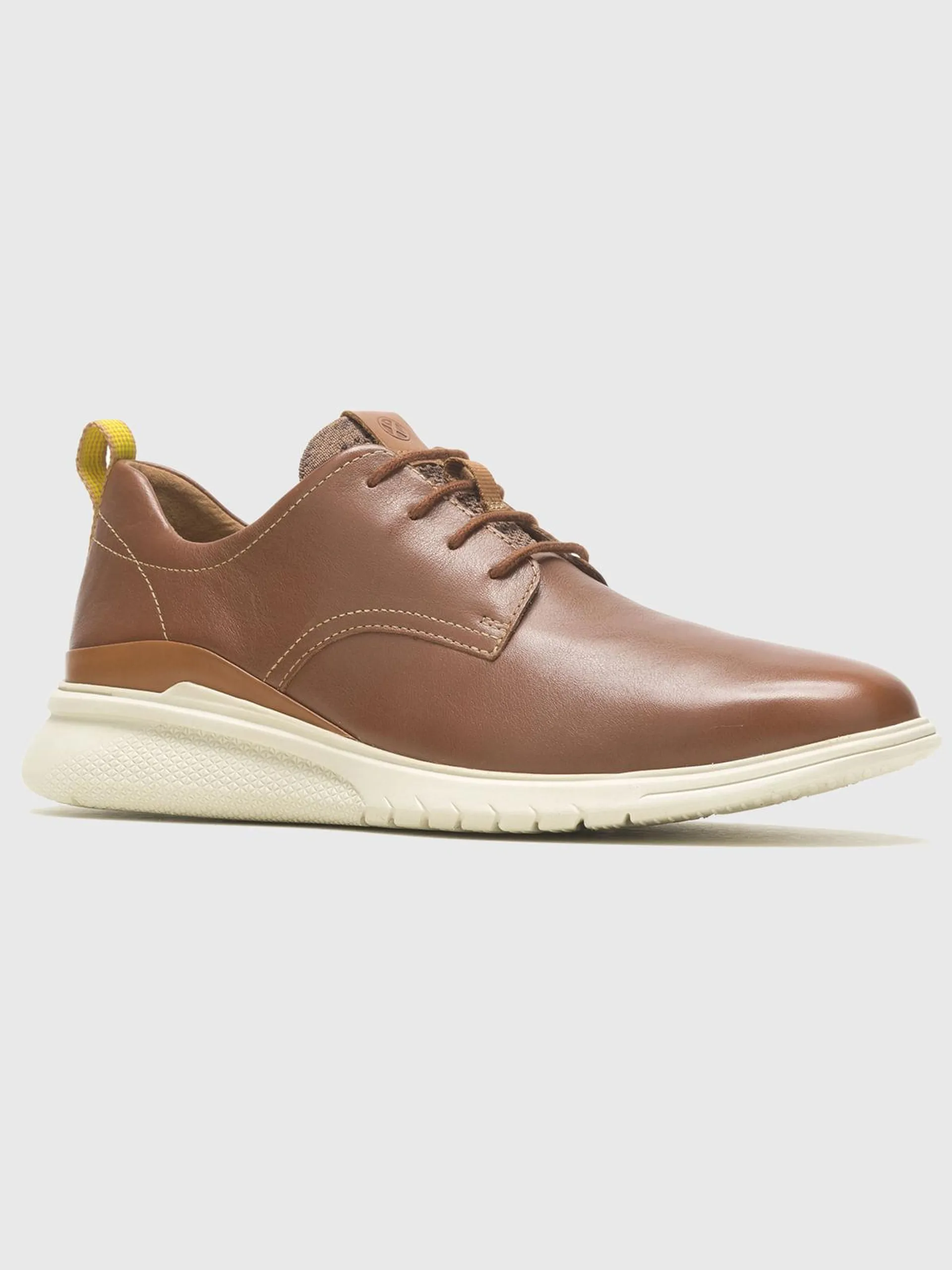 Zapatilla Cuero Hombre Advanced Laceup Café