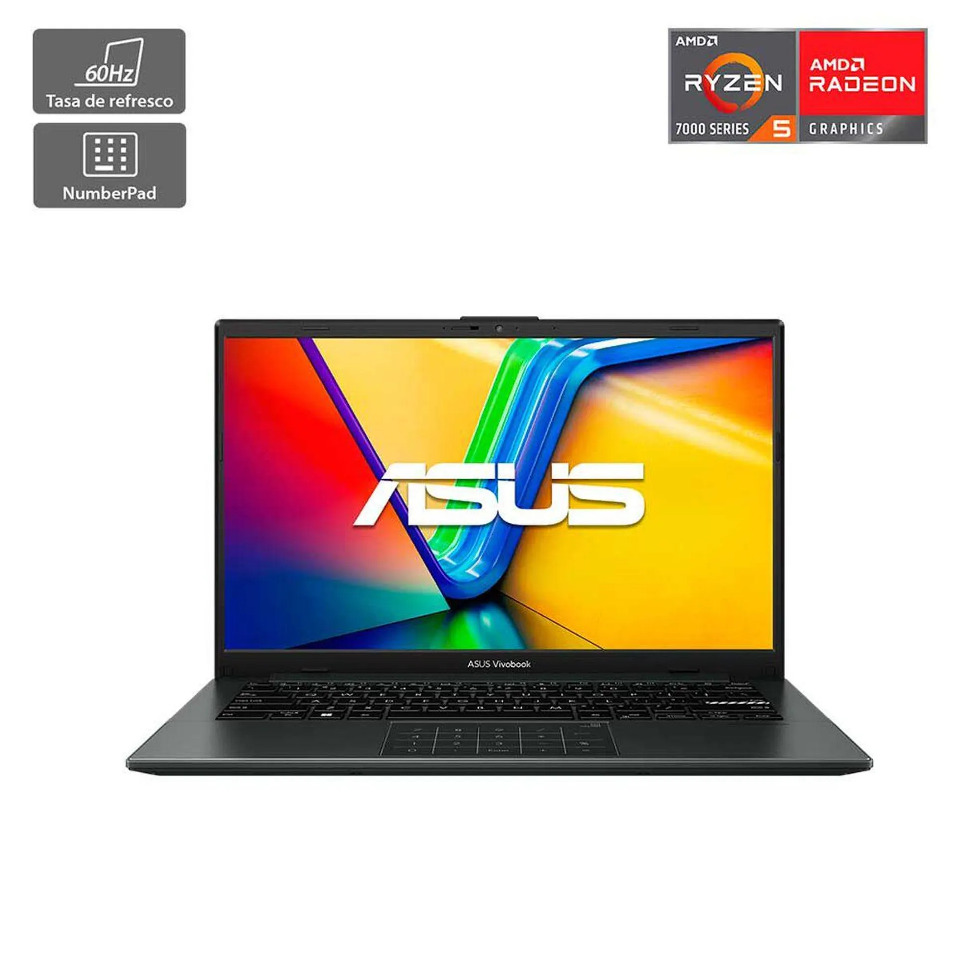 Notebook Asus Vivobook Go 14 Ryzen 5 8GB 512GB SSD 14"