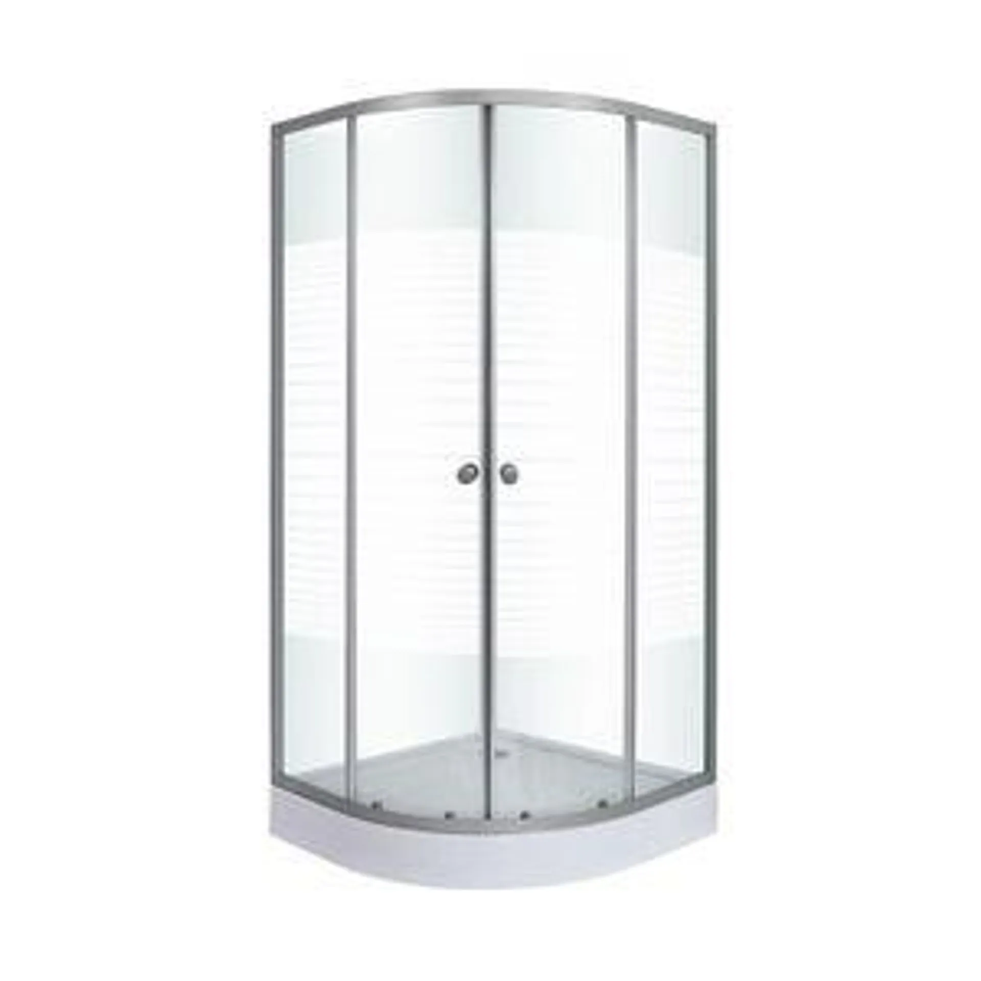 Shower Curvo 80 x 80 x 192 CM Satinado