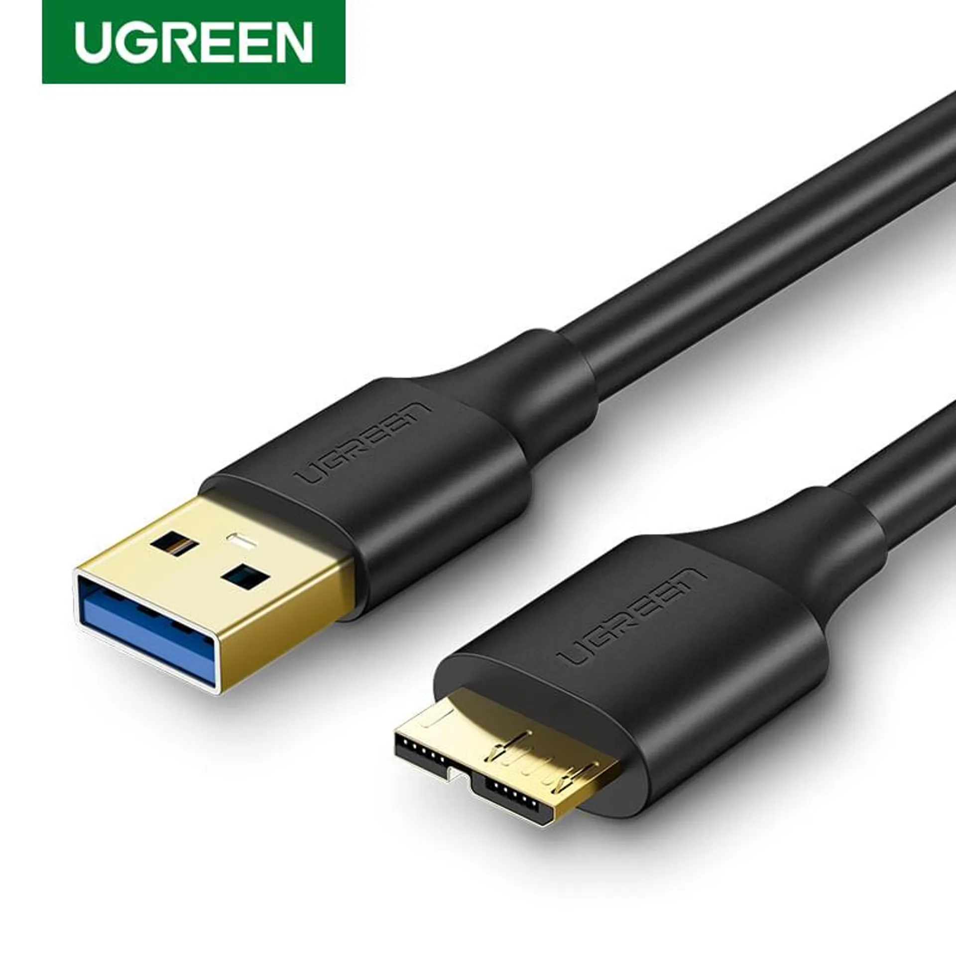 UGREEN CABLE DE DATOS 3.0 M/M HDD EXTERNO USB-A/MICRO-B 50CM NEGRO US130