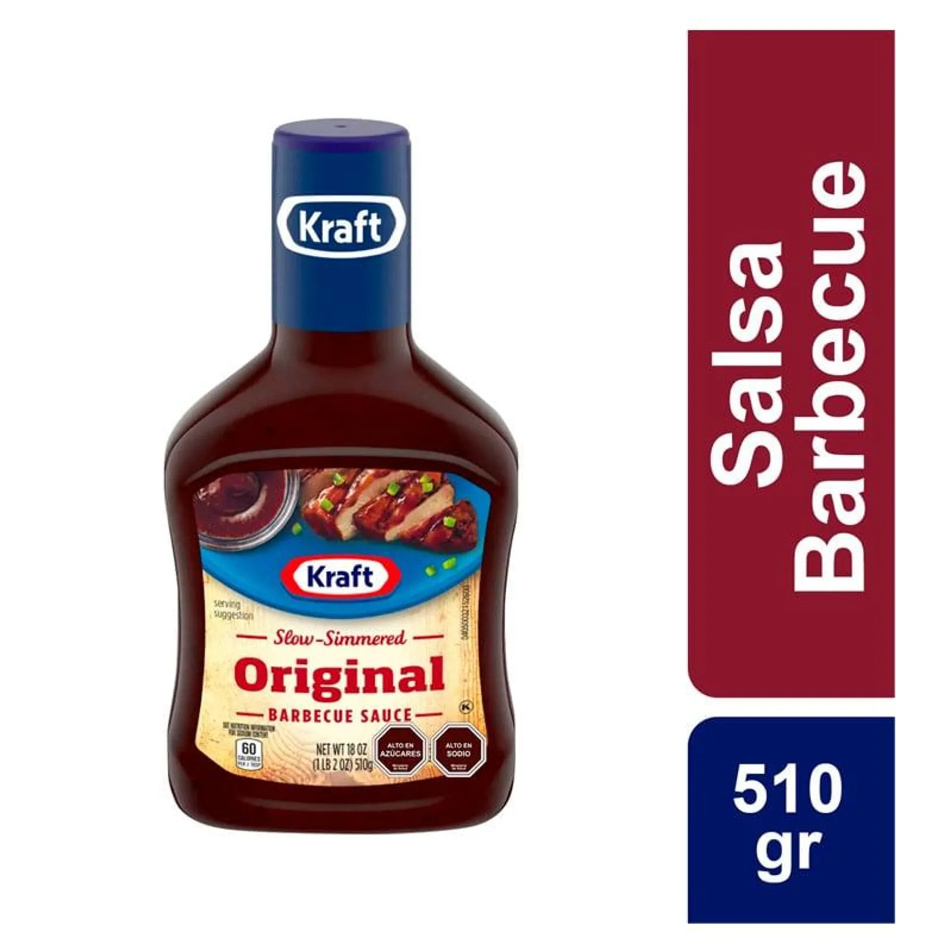 Salsa Kraft Barbecue Botella 510 Grs