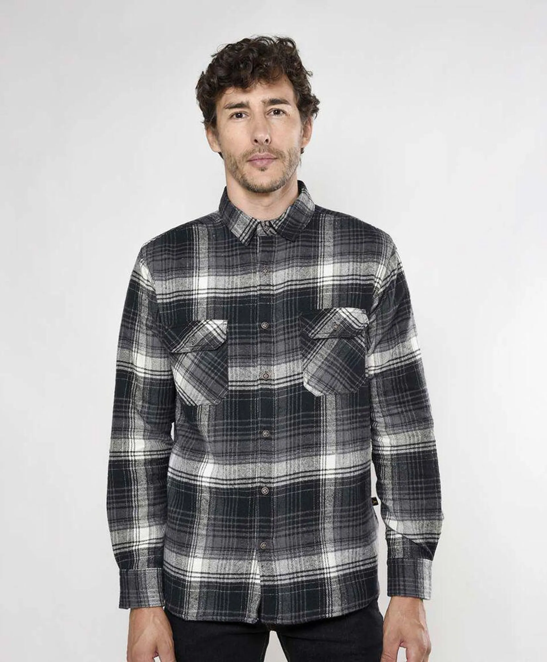 Camisa hombre escocés