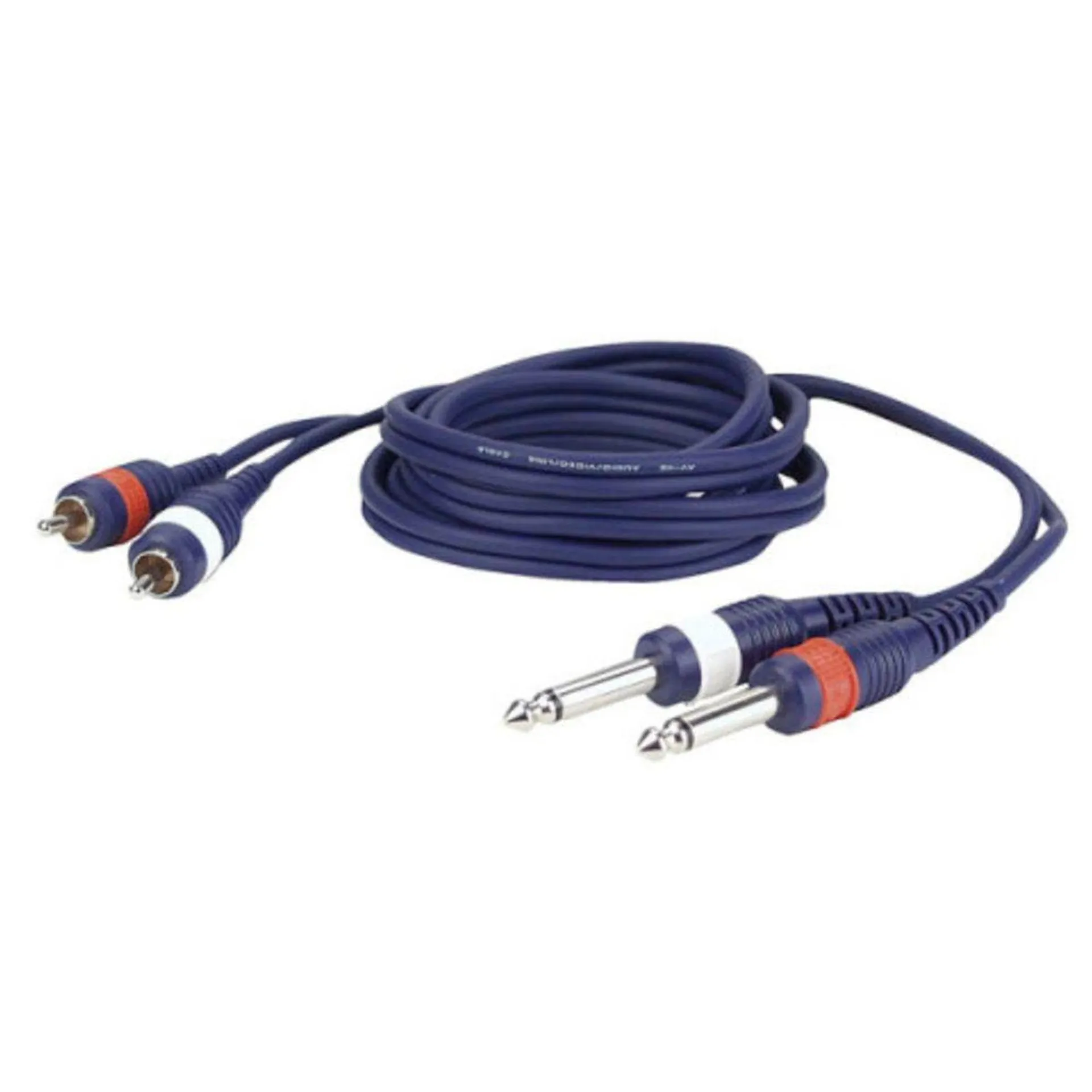 DAP AUDIO CABLE AUDIO 2RCA A 2PLUG MONO 3MTS