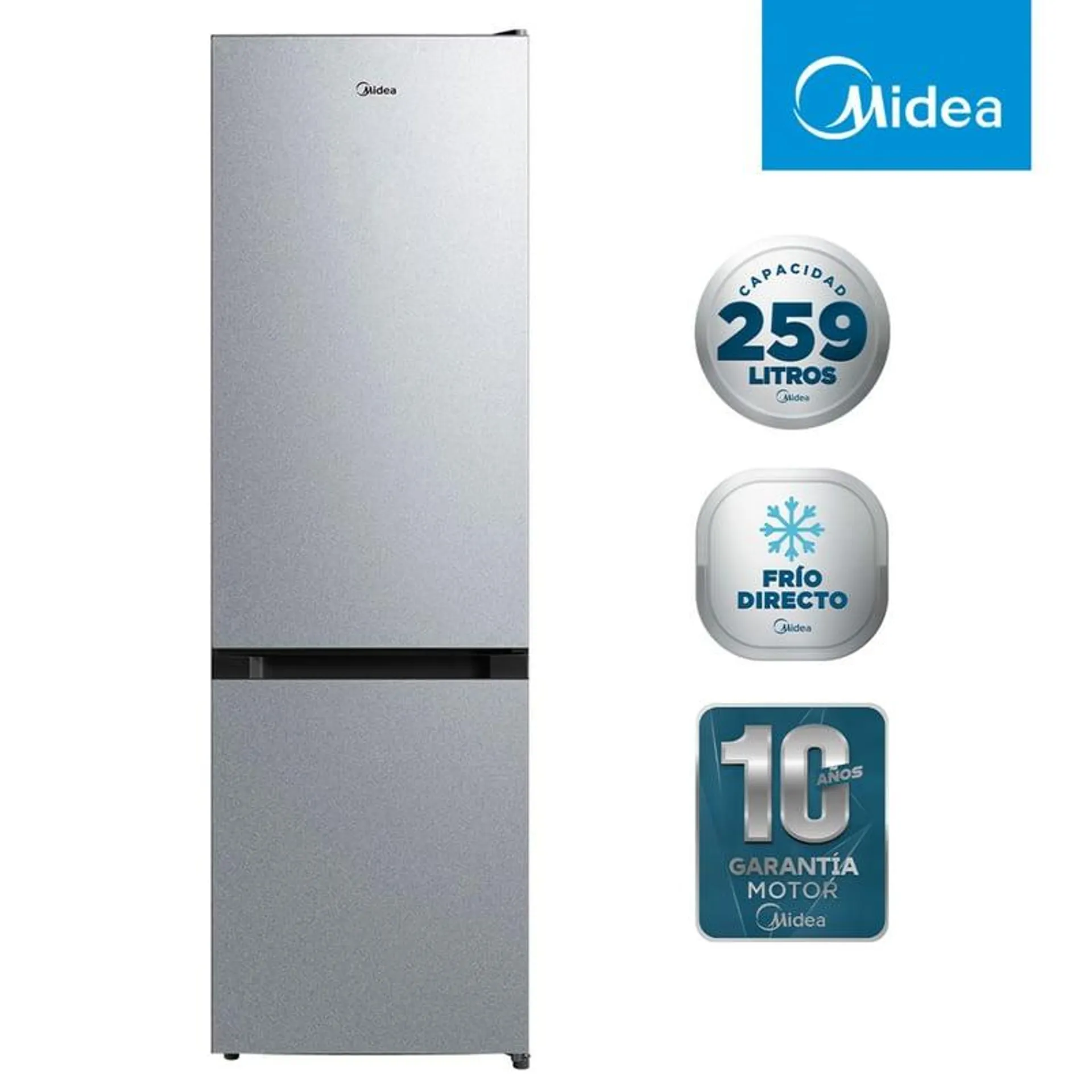 Refrigerador Bottom Freezer Frío Directo 259 Litros MDRB369FGE50