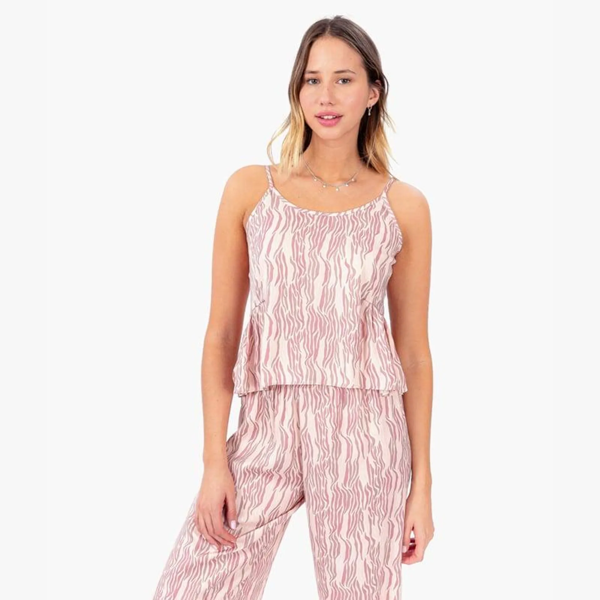 Pijama Dreamy Cebra Vuelos Rosado LOUNGE