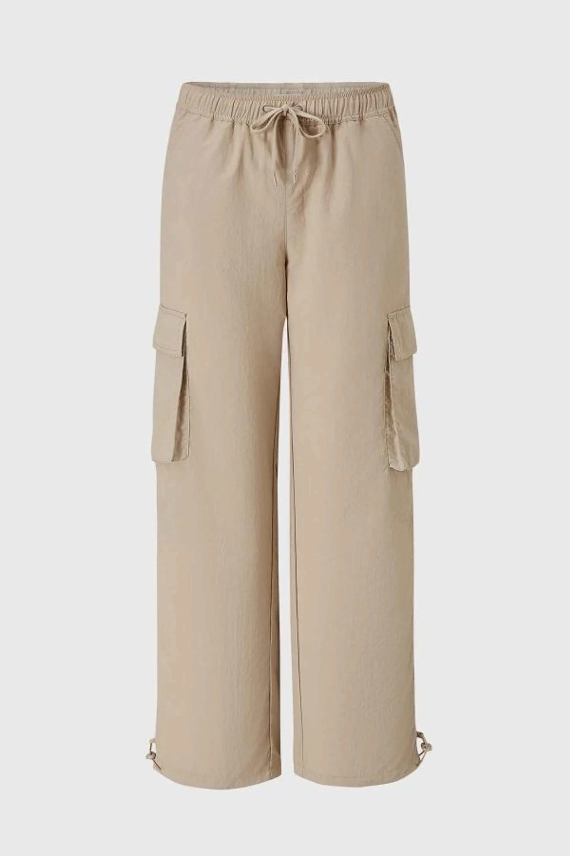 PantalÓn niÑa parachute cargo beige