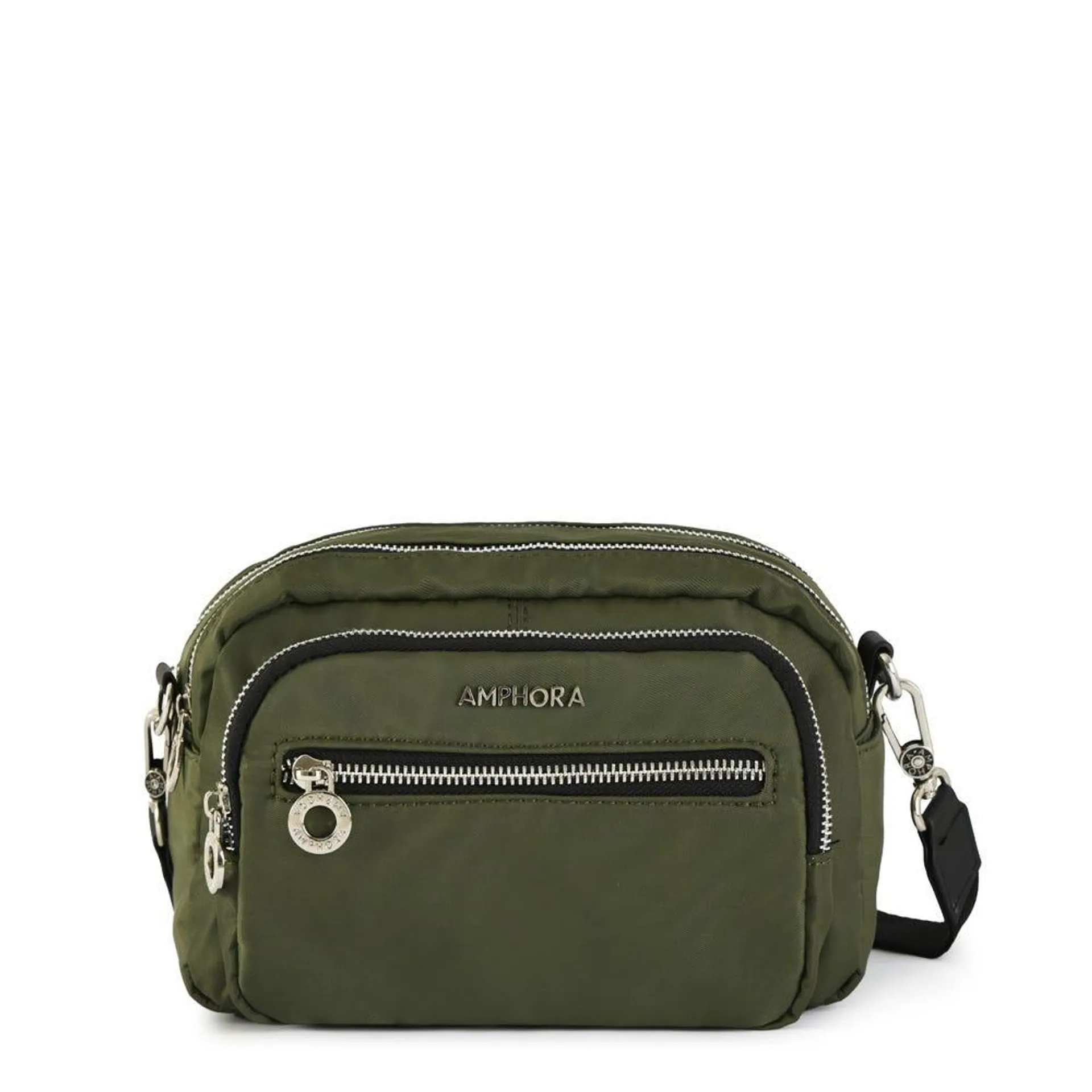 Cartera bandolera pequeña moulin verde oliva