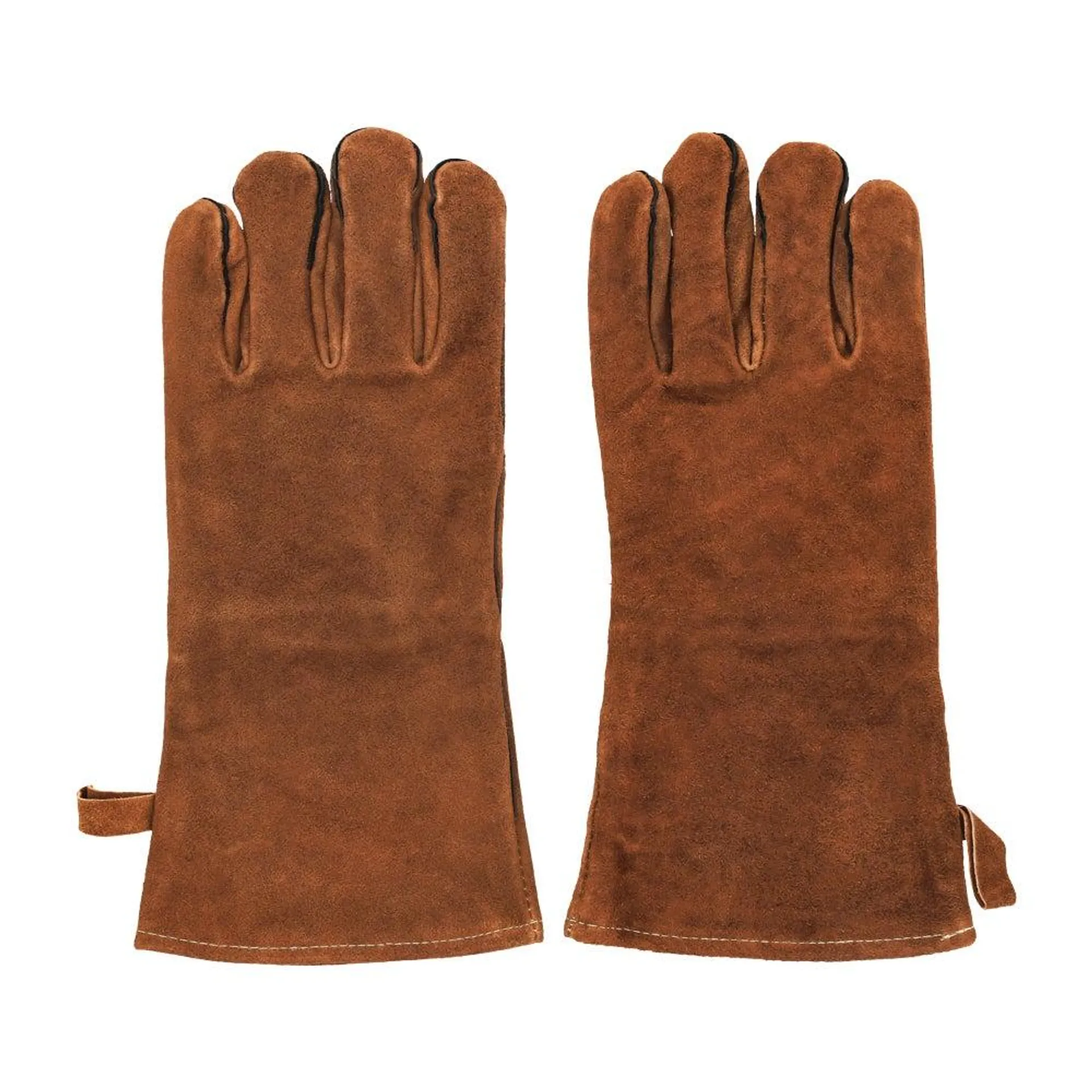 Set de guantes de parrilla de cuero