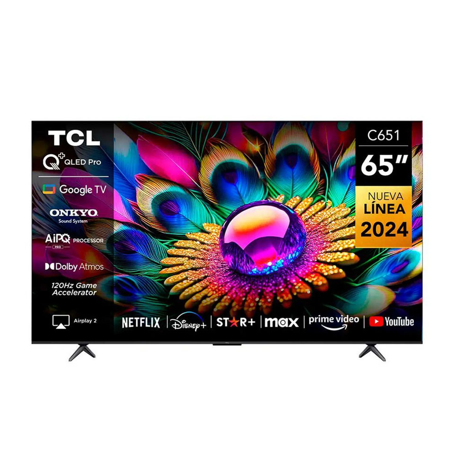 QLED 65" TCL C651 Smart TV 4K