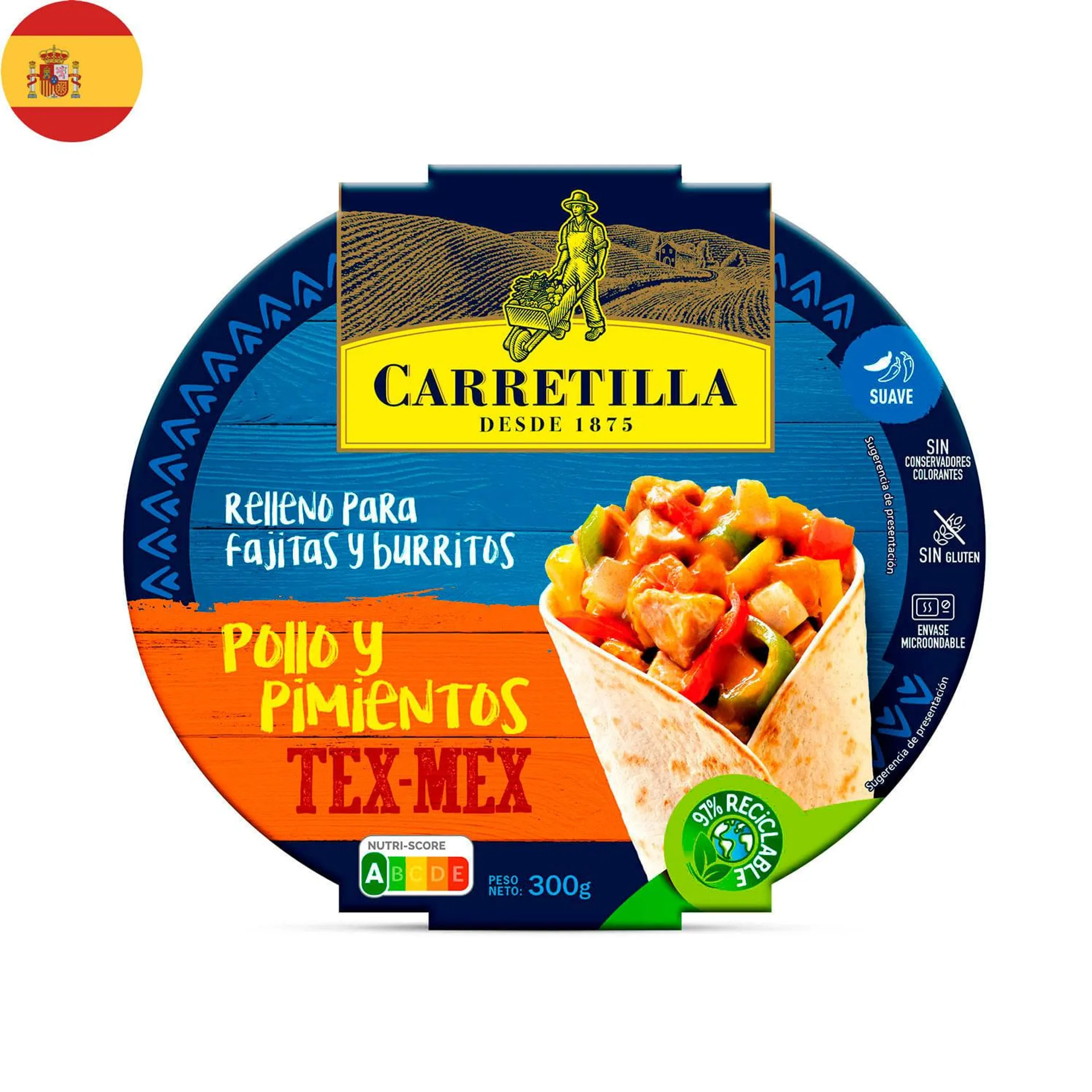 Relleno Pollo Pimientos Carretilla 300 g