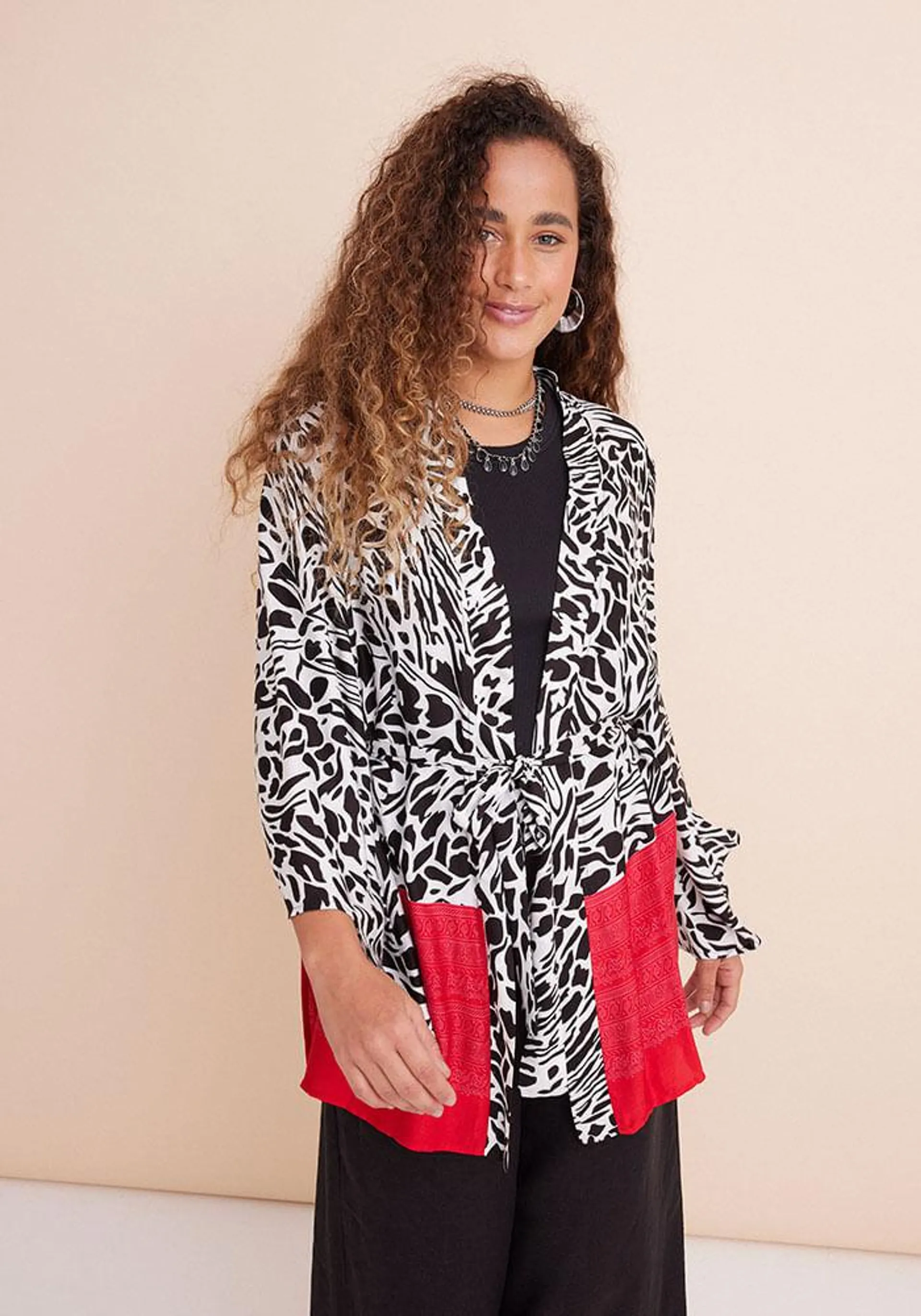 Body Estilo Kimono, Tela Estampada