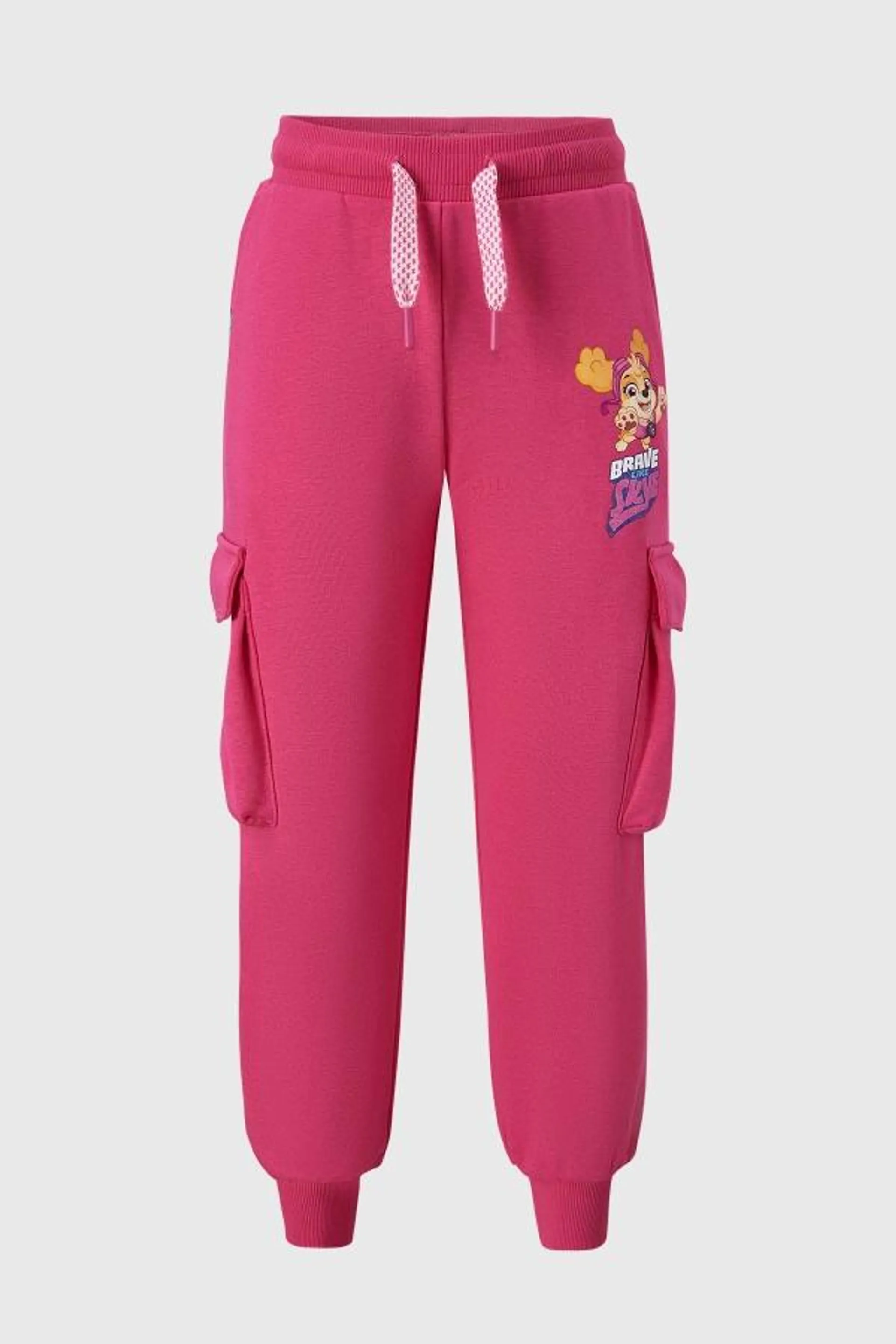 PantalÓn buzo niÑa jogger cargo skye fucsia