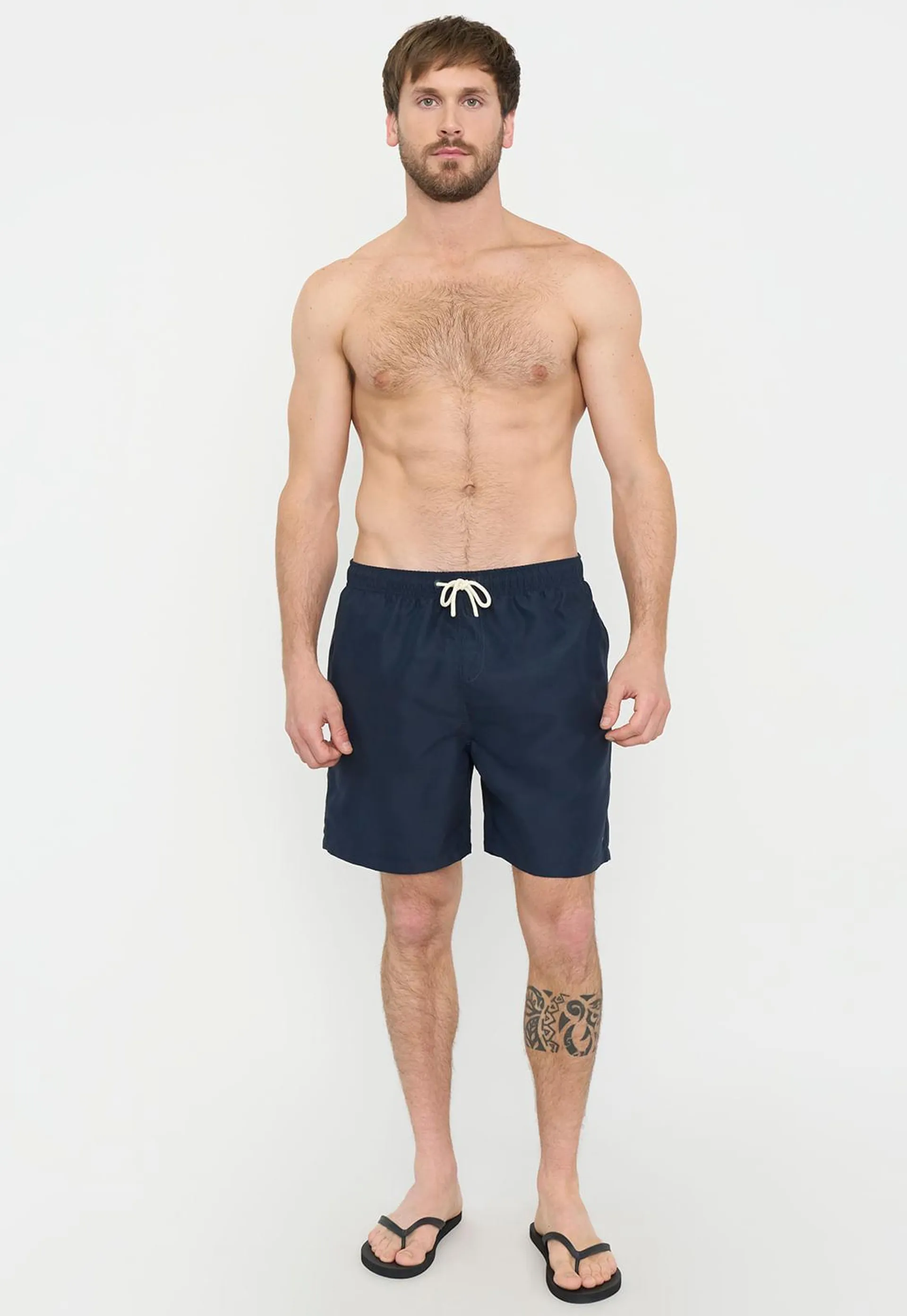 Traje de Baño Hombre Navy Liso