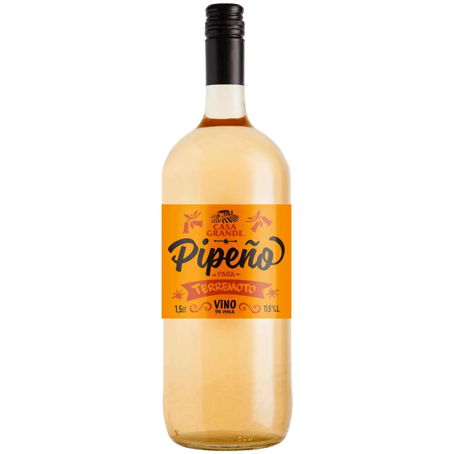 Vino Pipeño 11.5° botella 1.5 L