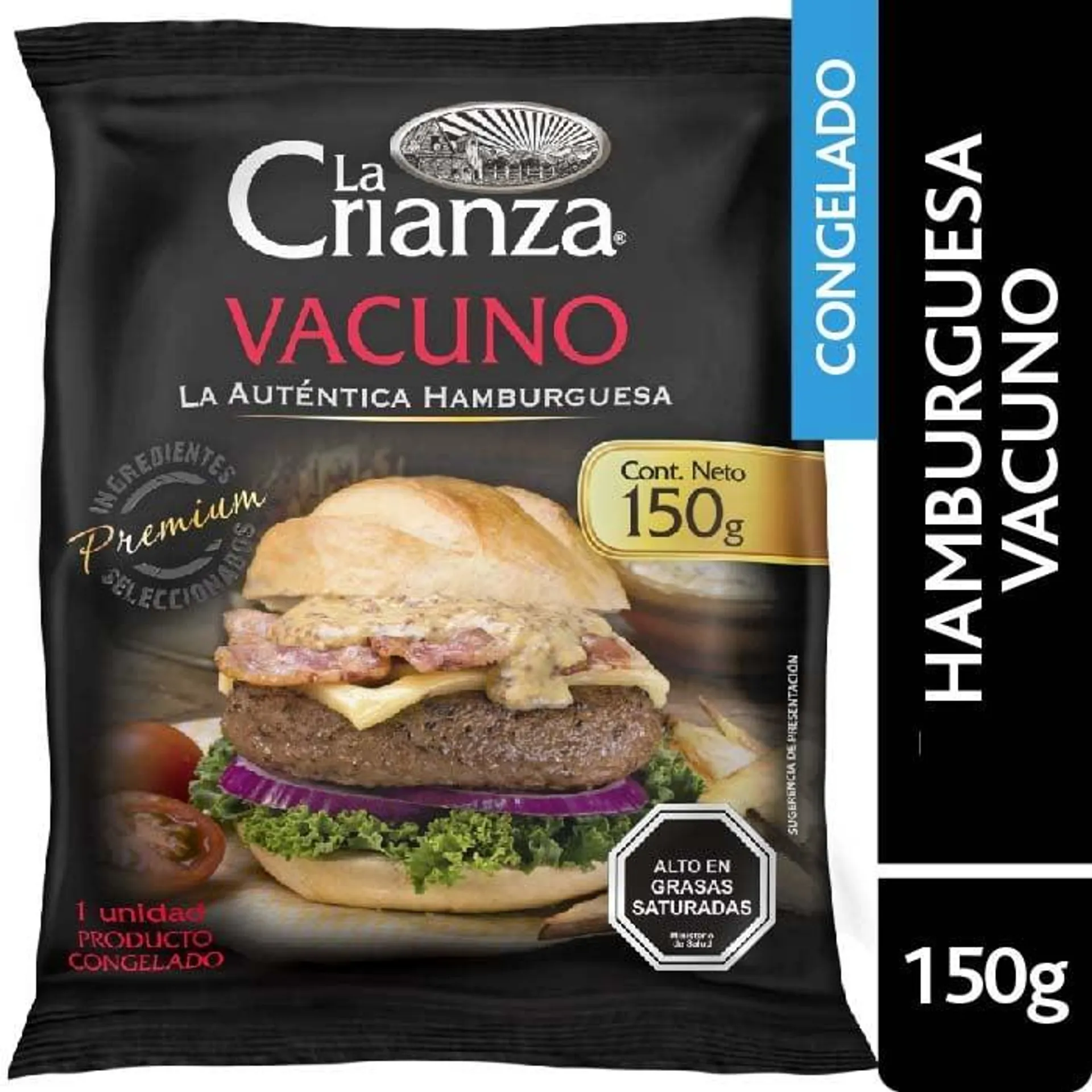 Hamburguesa Vacuno La Crianza 150 gr